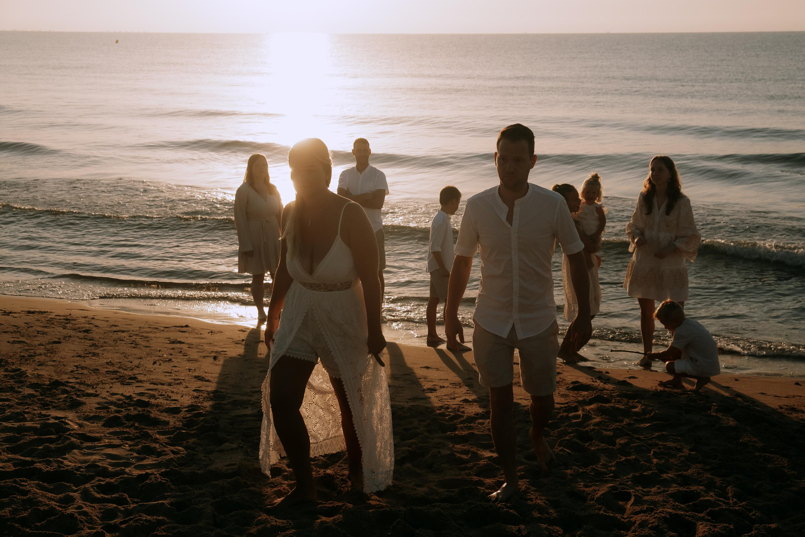 Big Family Photoshoot on the Beach in Spain — Family Photographer in Torrevieja, Alicante