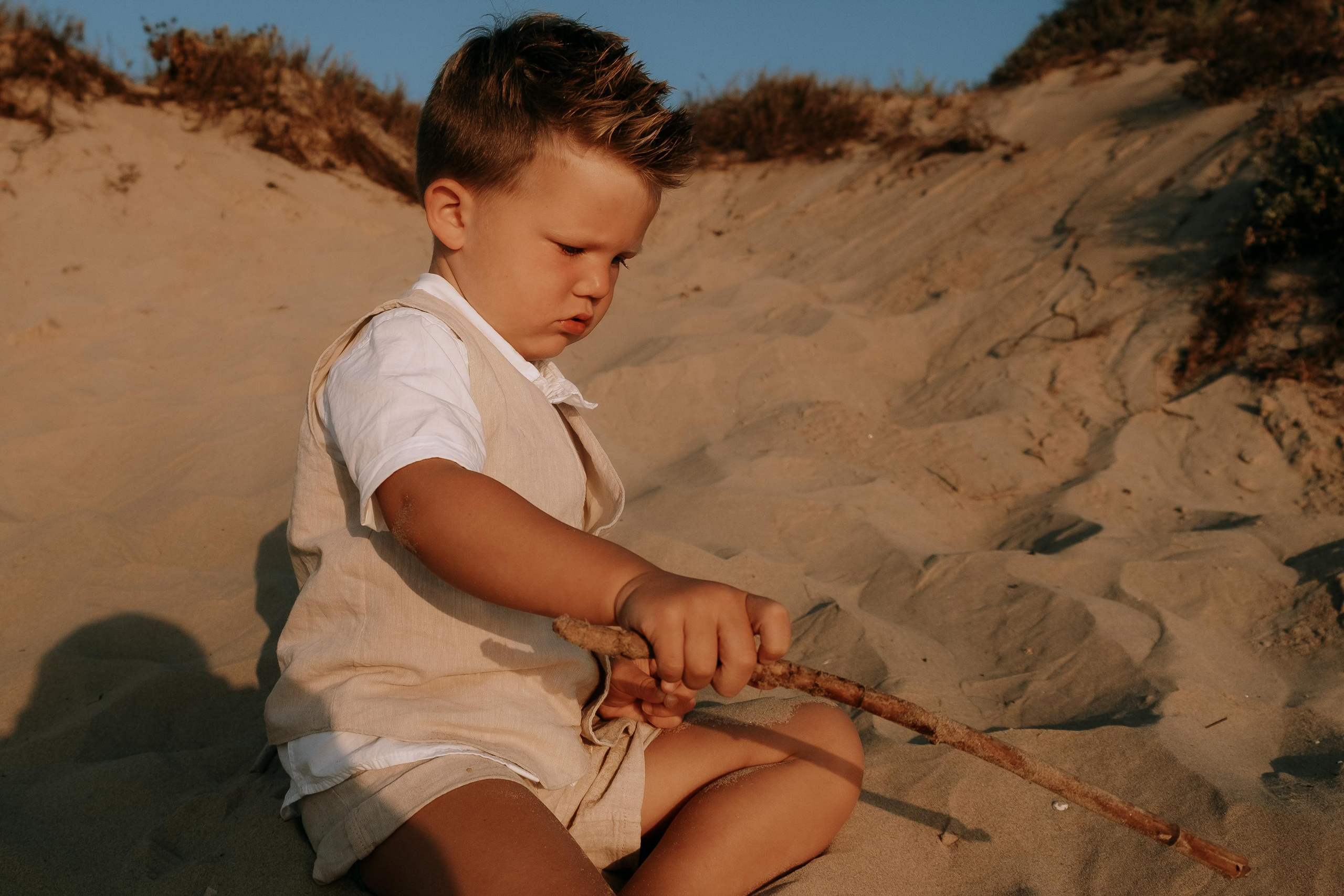 Big Family Photoshoot on the Beach in Spain — Family Photographer in Torrevieja, Alicante