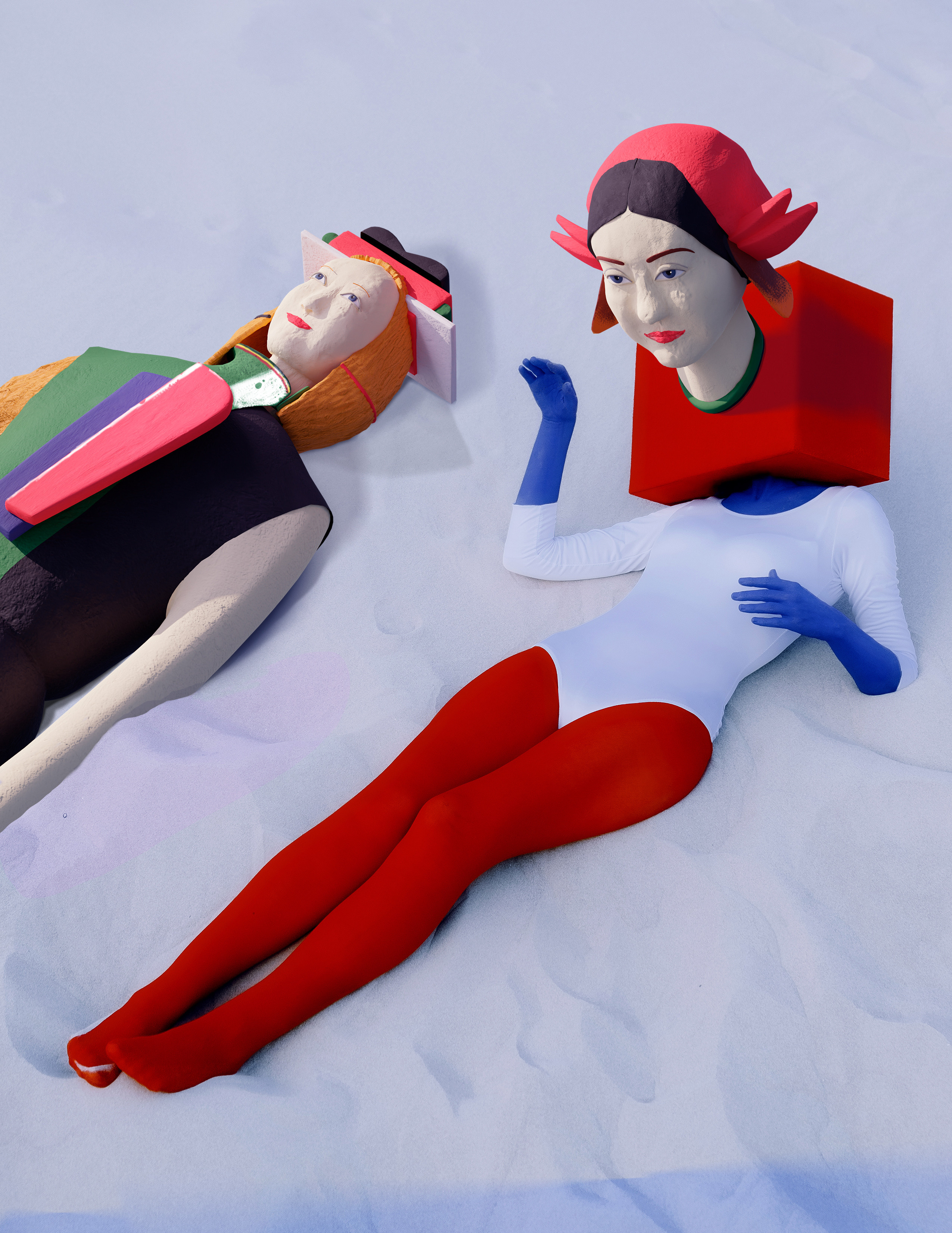 Экспериментальная 3D-фотосессия с элементами авангарда в стиле Супрематизм — Фотограф Андрей Луковников