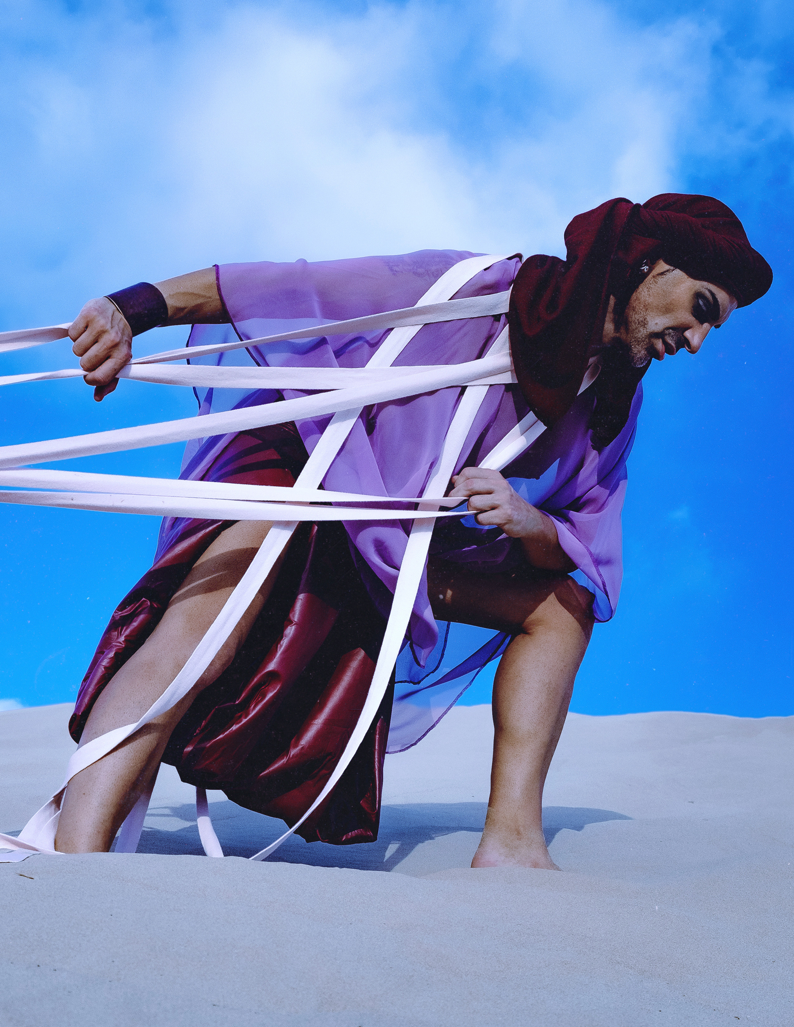 Портфолио-фотосессия в дюнах Аликанте — креативные образы и уникальные наряды от дизайнера — Фотограф Андрей Луковников