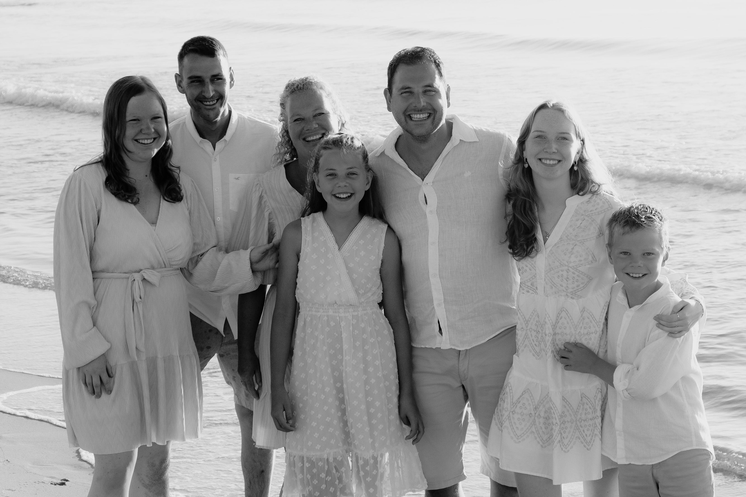 Big Family Photoshoot on the Beach in Spain — Family Photographer in Torrevieja, Alicante