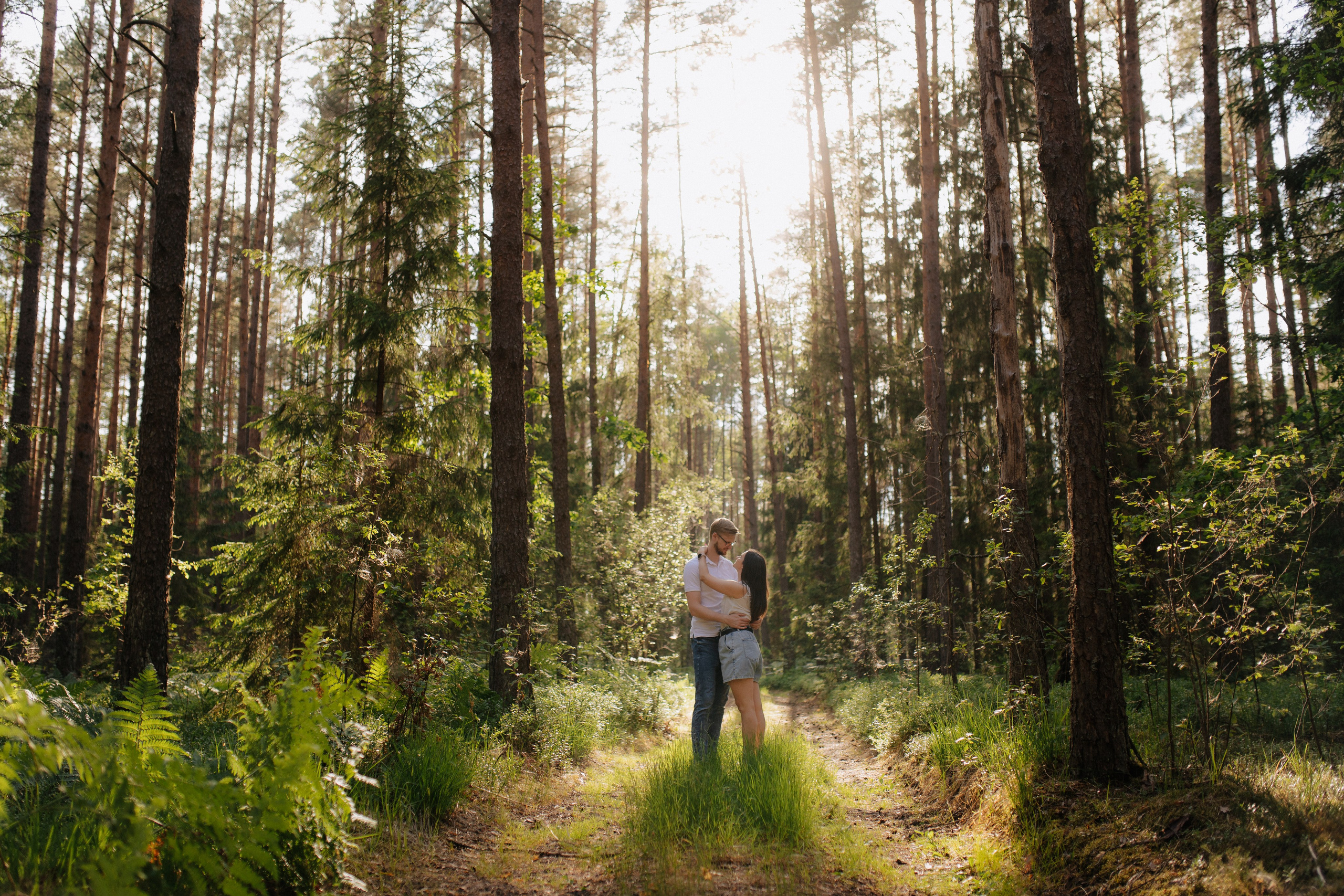 Vestuvinė fotosesija Kazlų Rūdos miškuose