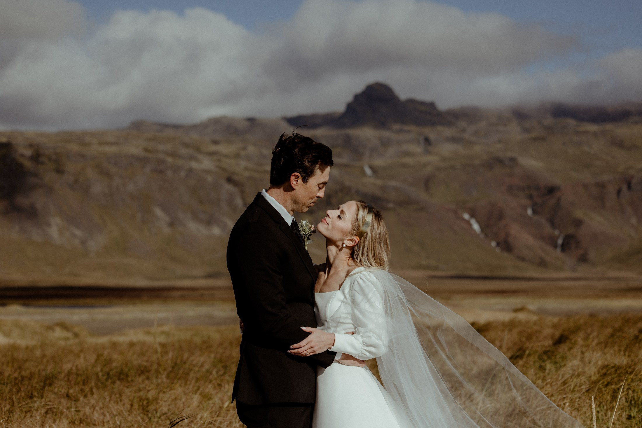 Iceland elopement at Budir Black Church | Snæfellsnes wedding by Iceland elopement photographer & videographer. Iceland elopement photographer & videographer