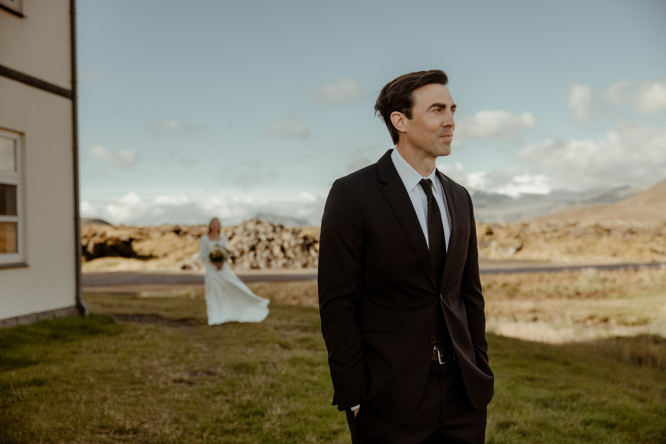 Iceland elopement at Budir Black Church | Snæfellsnes wedding by Iceland elopement photographer & videographer. Iceland elopement photographer & videographer