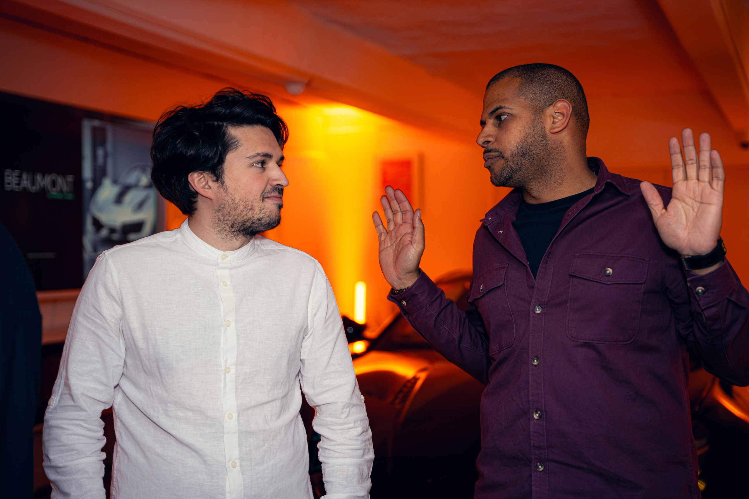 Soiree Padock33. Photographe de voitures à Paris — Vitalii Motruk