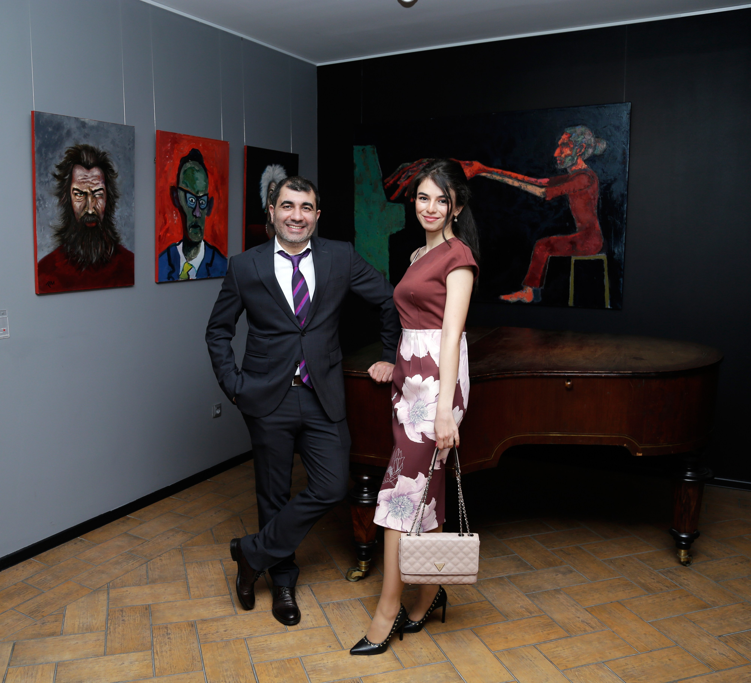 Photo report of “Interpretation” solo exhibition of Kamran Mammadov. KAMRAN MAMMADOV ART