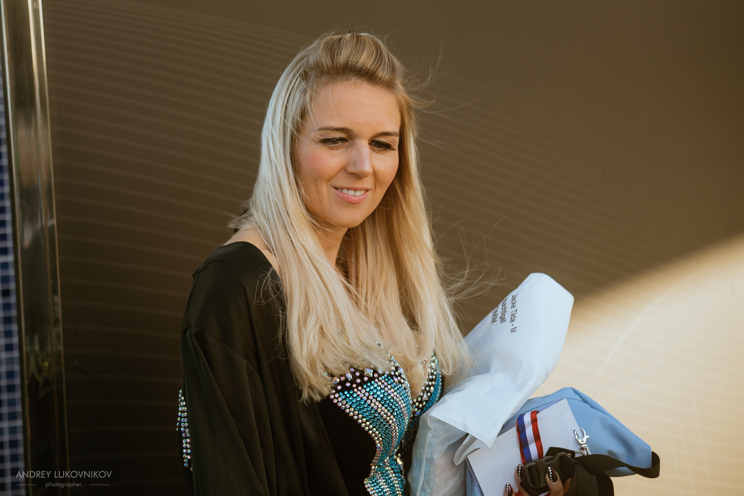 Photoshoot of the IFBB Miss Fit Model Europe 2024 registration in Torrevieja