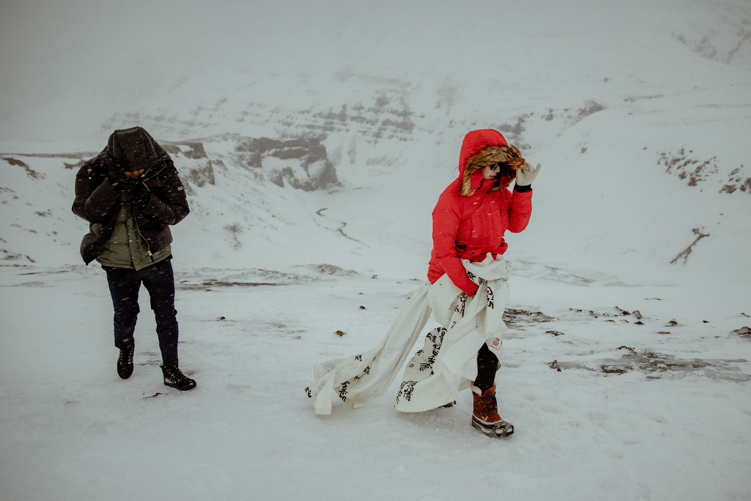 Aditya+Jessica | Winter adventures in Iceland. Iceland elopement photographer & videographer