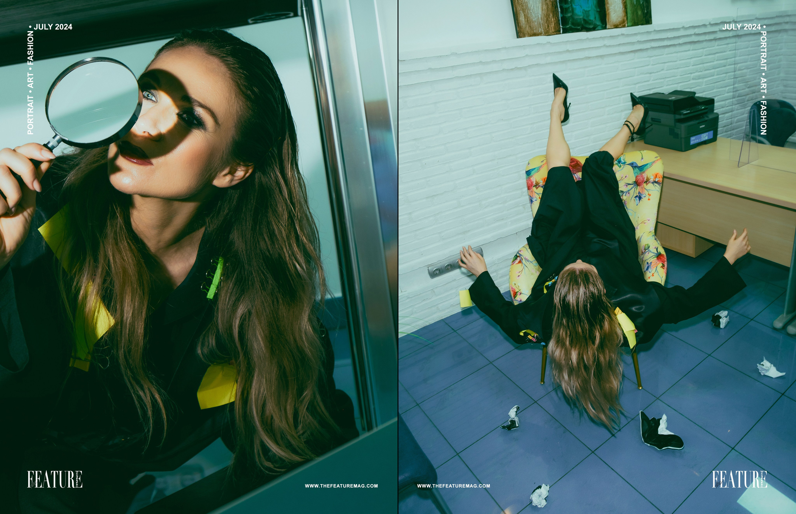 Креативная фотосессия адвоката в офисе в Аликанте, Торревьеха