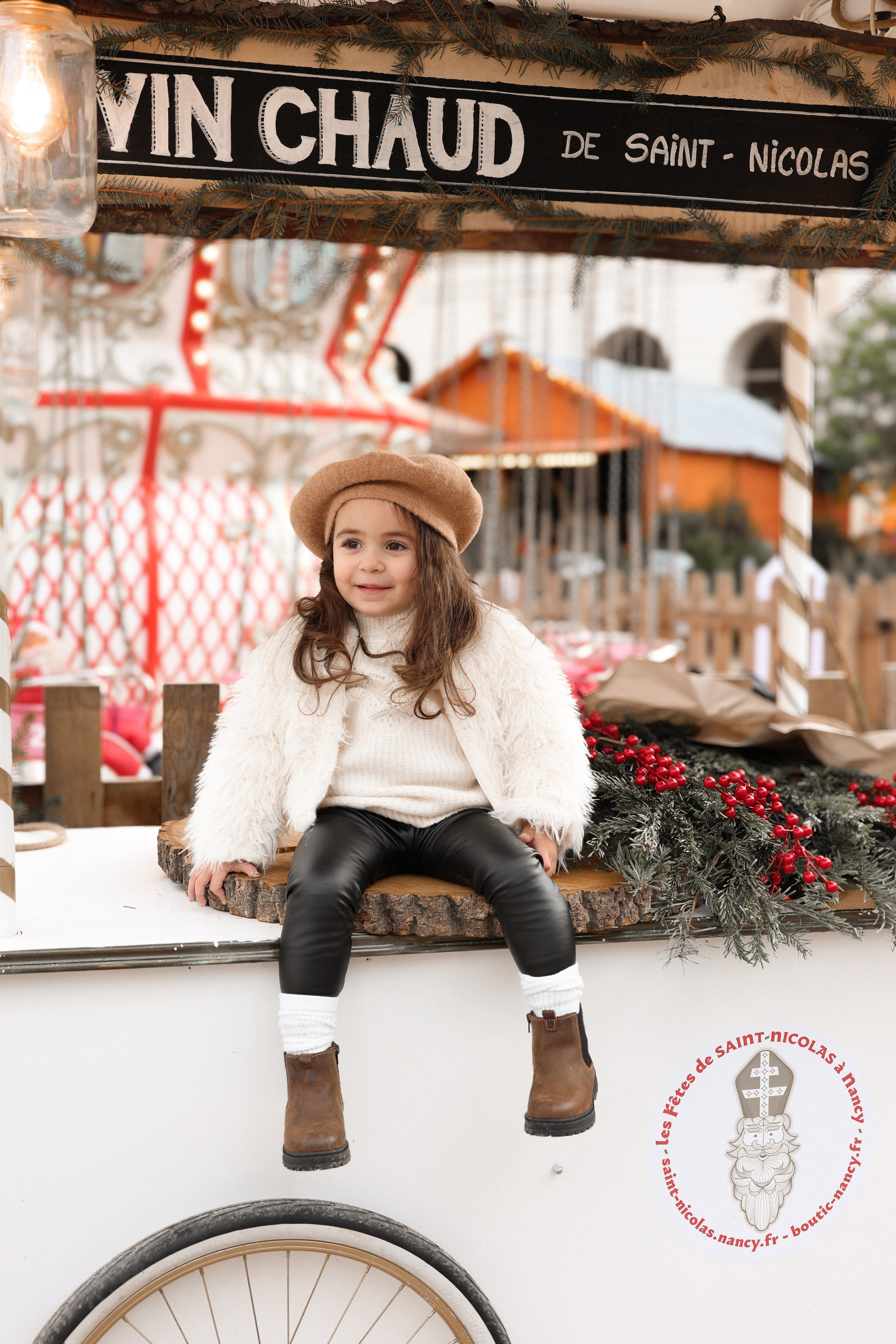 Marché de Noël. Photographe de mariage et famille à Nancy - studio et extérieur - MSPhotography