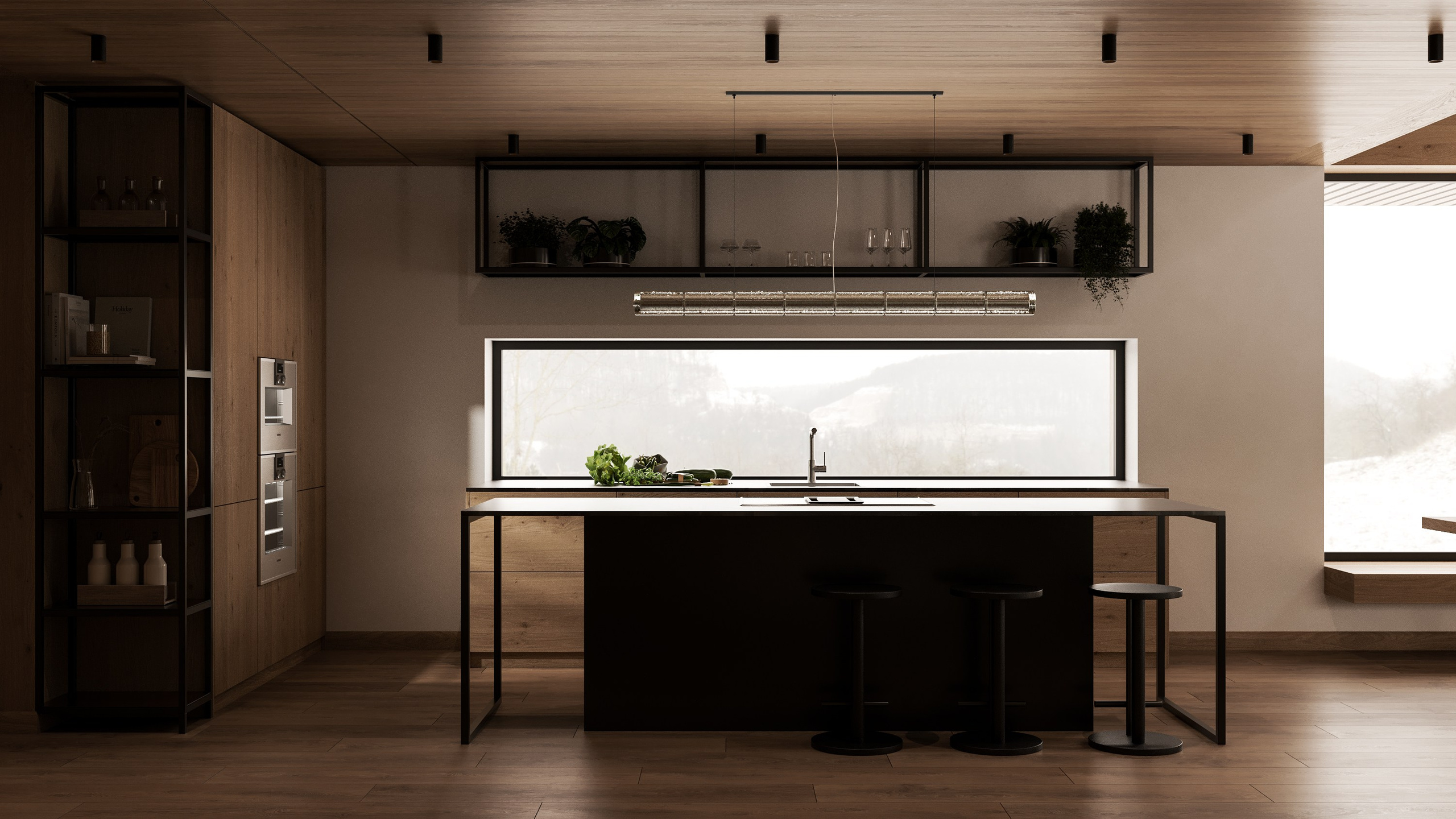 SPOLEČNÝ PROSTOR HORSKÉ CHATY. Filipenka architects