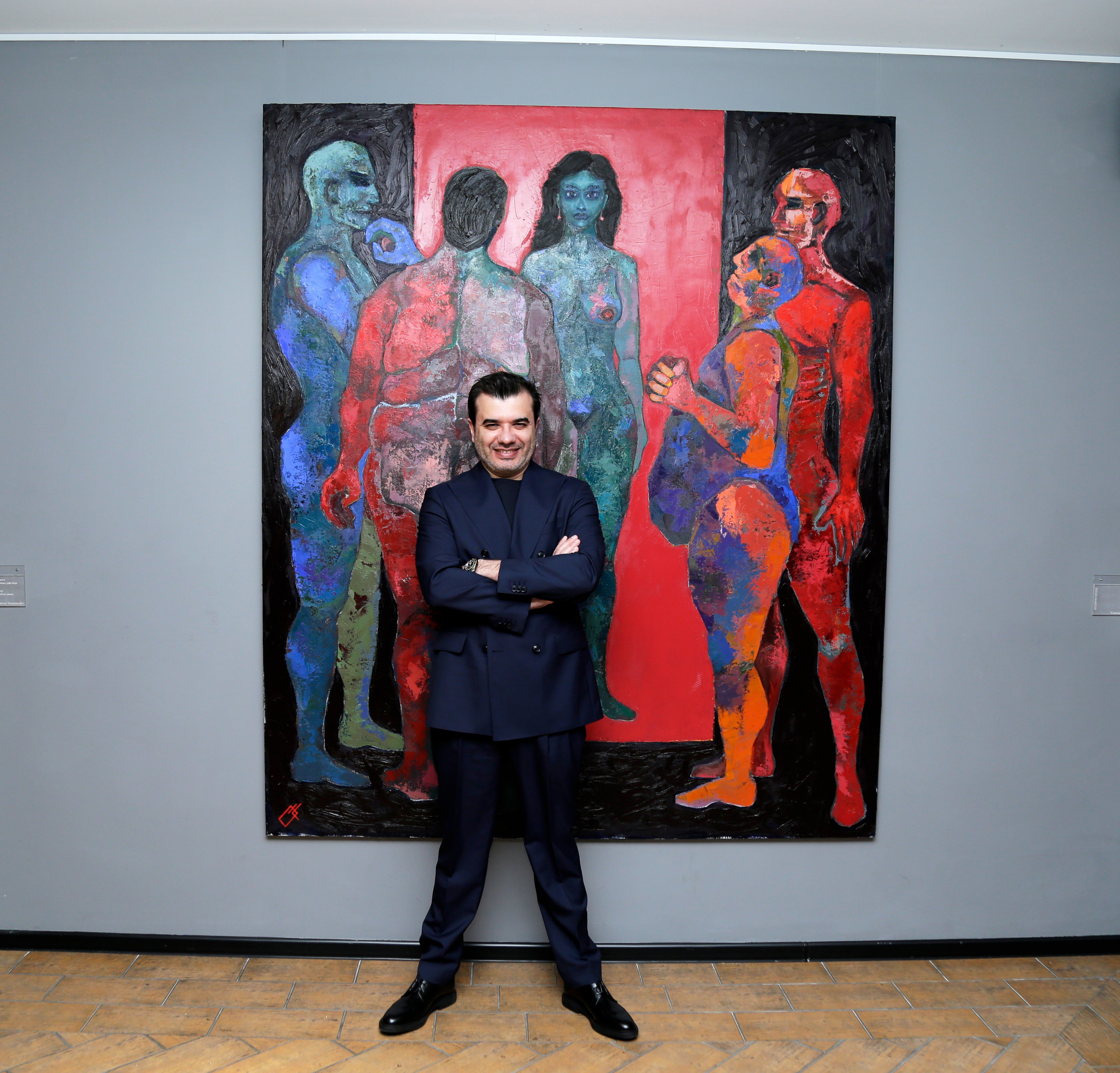 Photo report of “Interpretation” solo exhibition of Kamran Mammadov. KAMRAN MAMMADOV ART