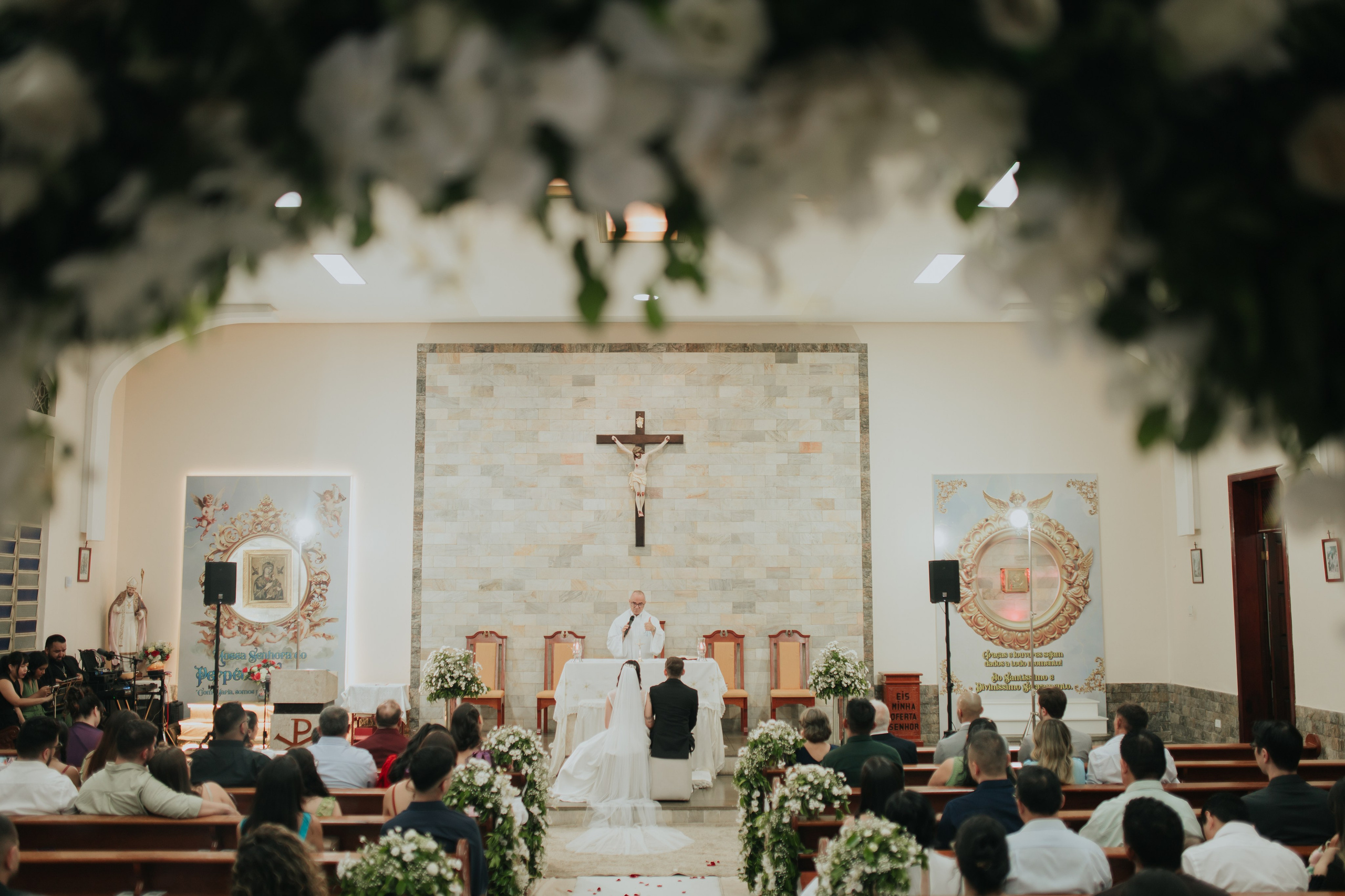 Ana e José — Capela Nossa Senhora do Perpétuo Socorro — Manaus, Amazonas. Fotógrafo de Casamentos em Manaus — Leandro Santos