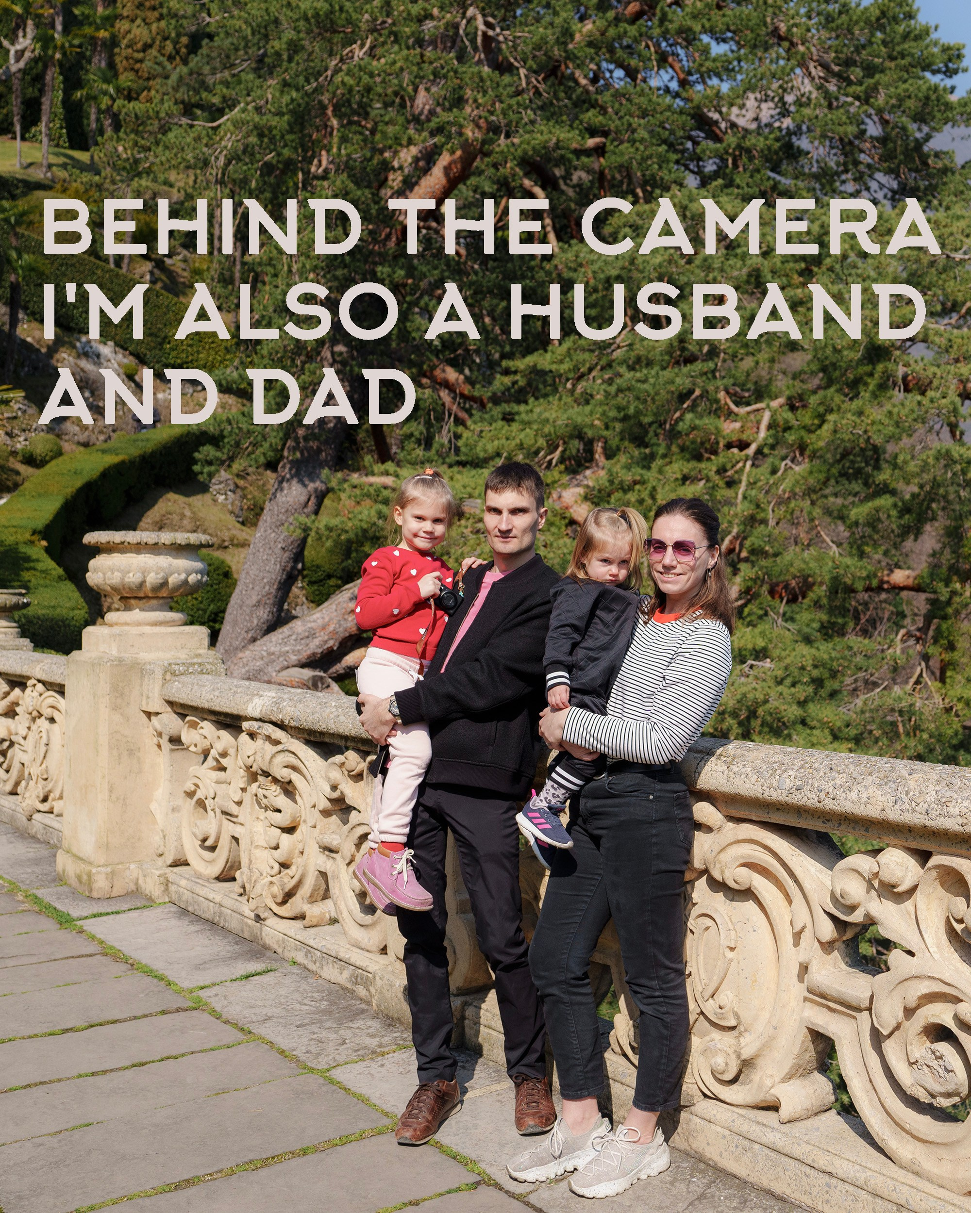 Start of wedding photography