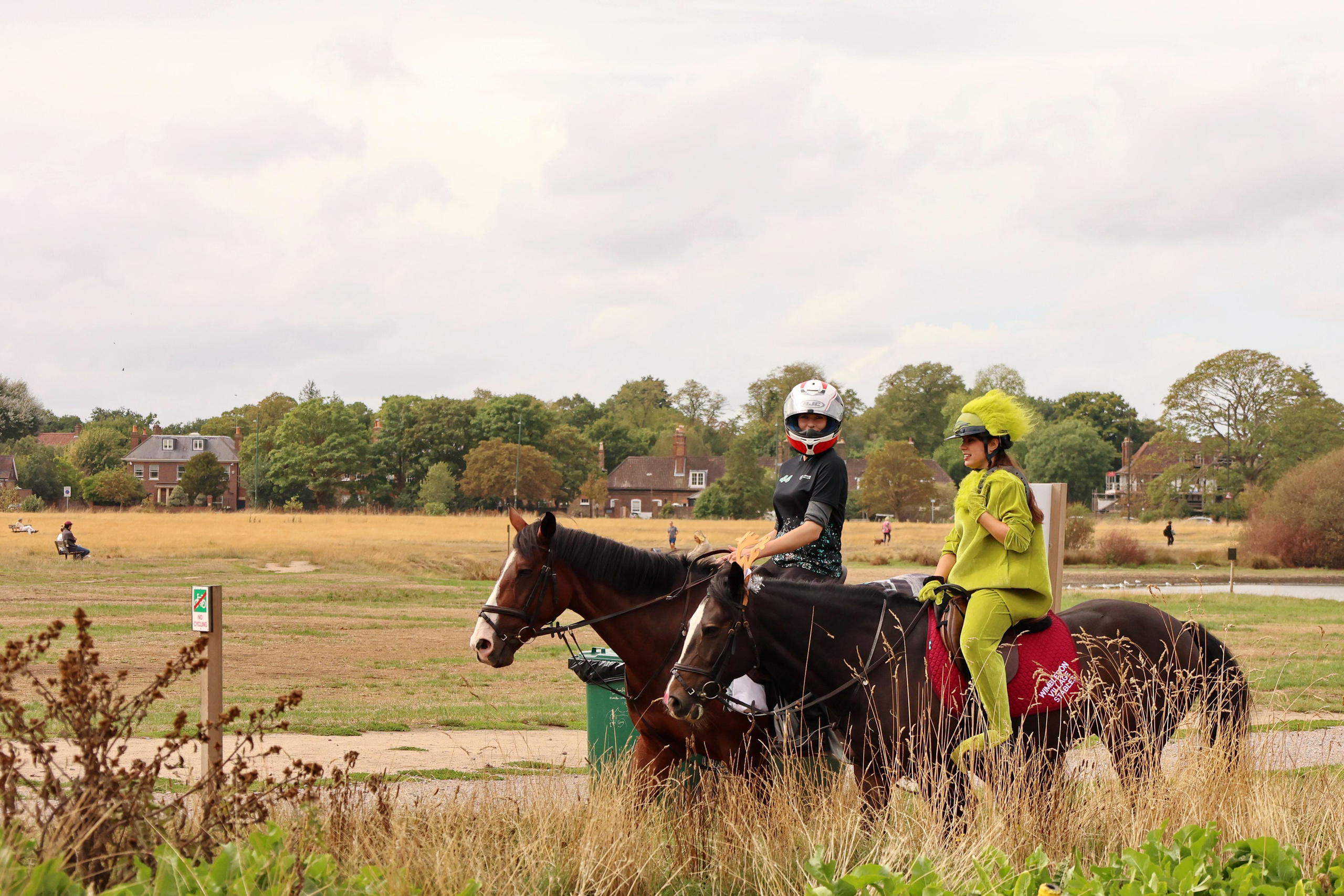 Charity ride Wimbledon Stables. Couples and portraits photographer Wimbledon London