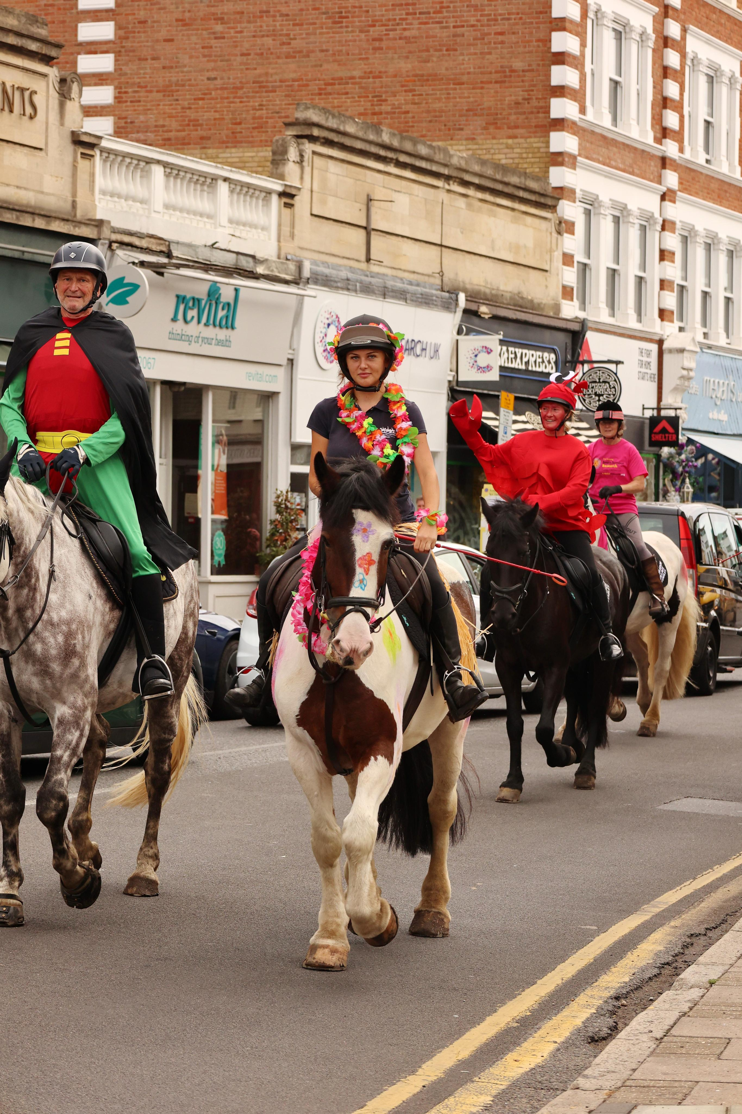 Charity ride Wimbledon Stables. Couples and portraits photographer Wimbledon London