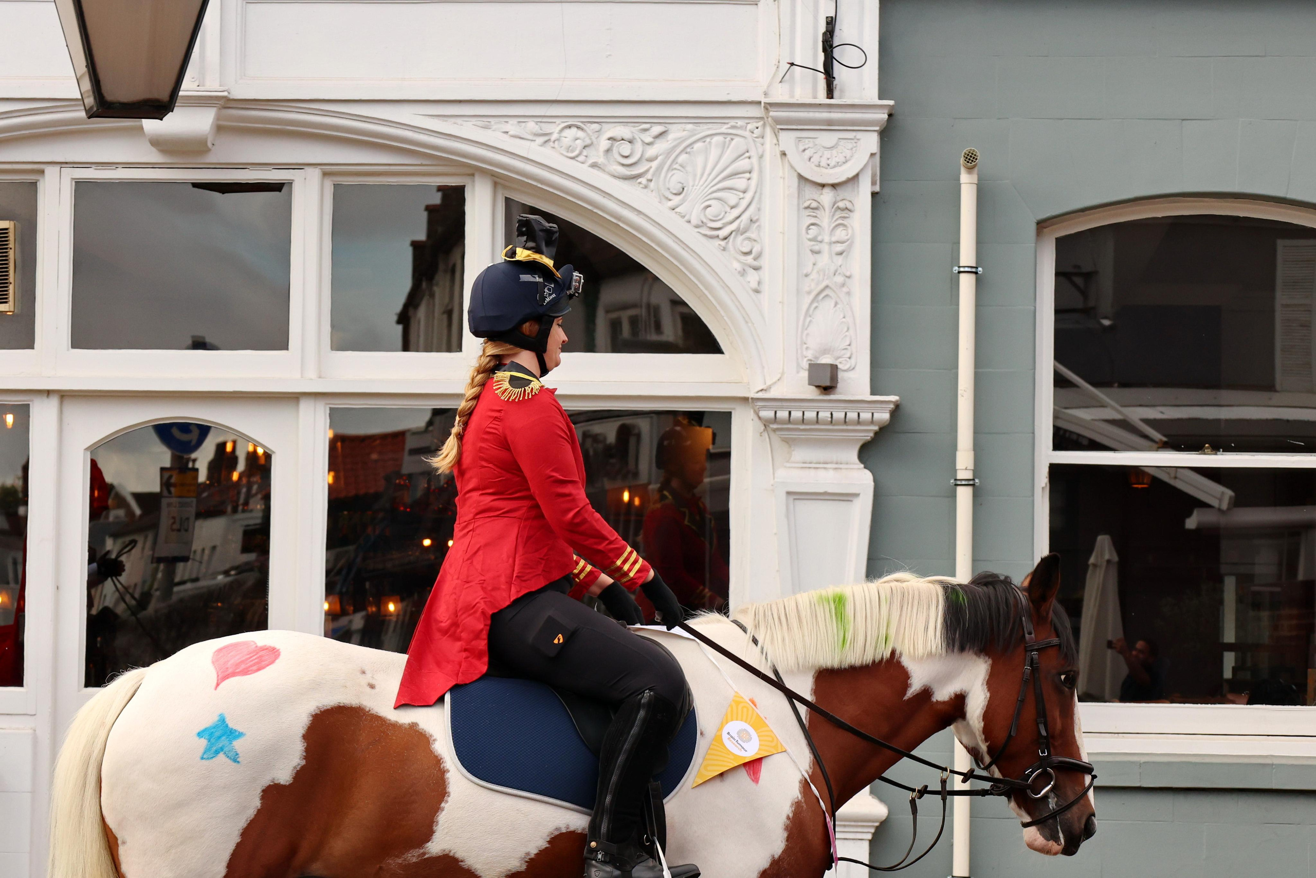 Charity ride Wimbledon Stables. Couples and portraits photographer Wimbledon London