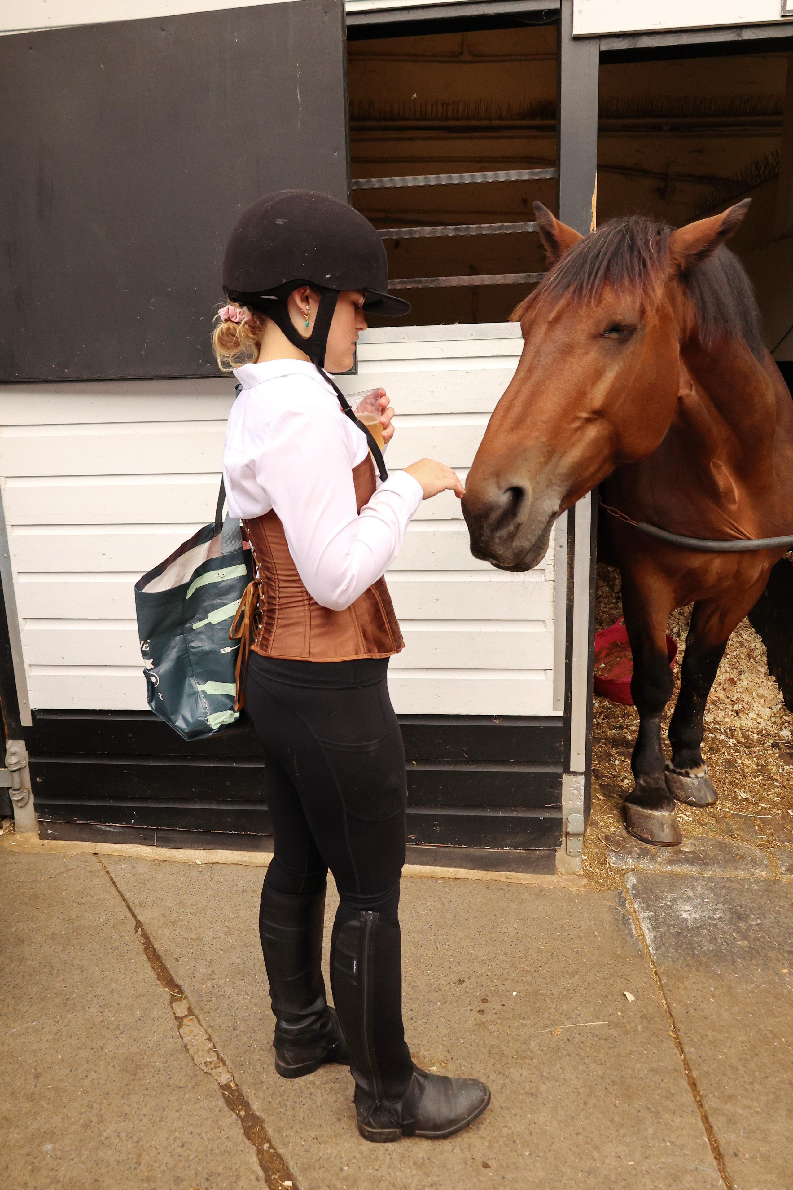 Charity ride Wimbledon Stables. Couples and portraits photographer Wimbledon London