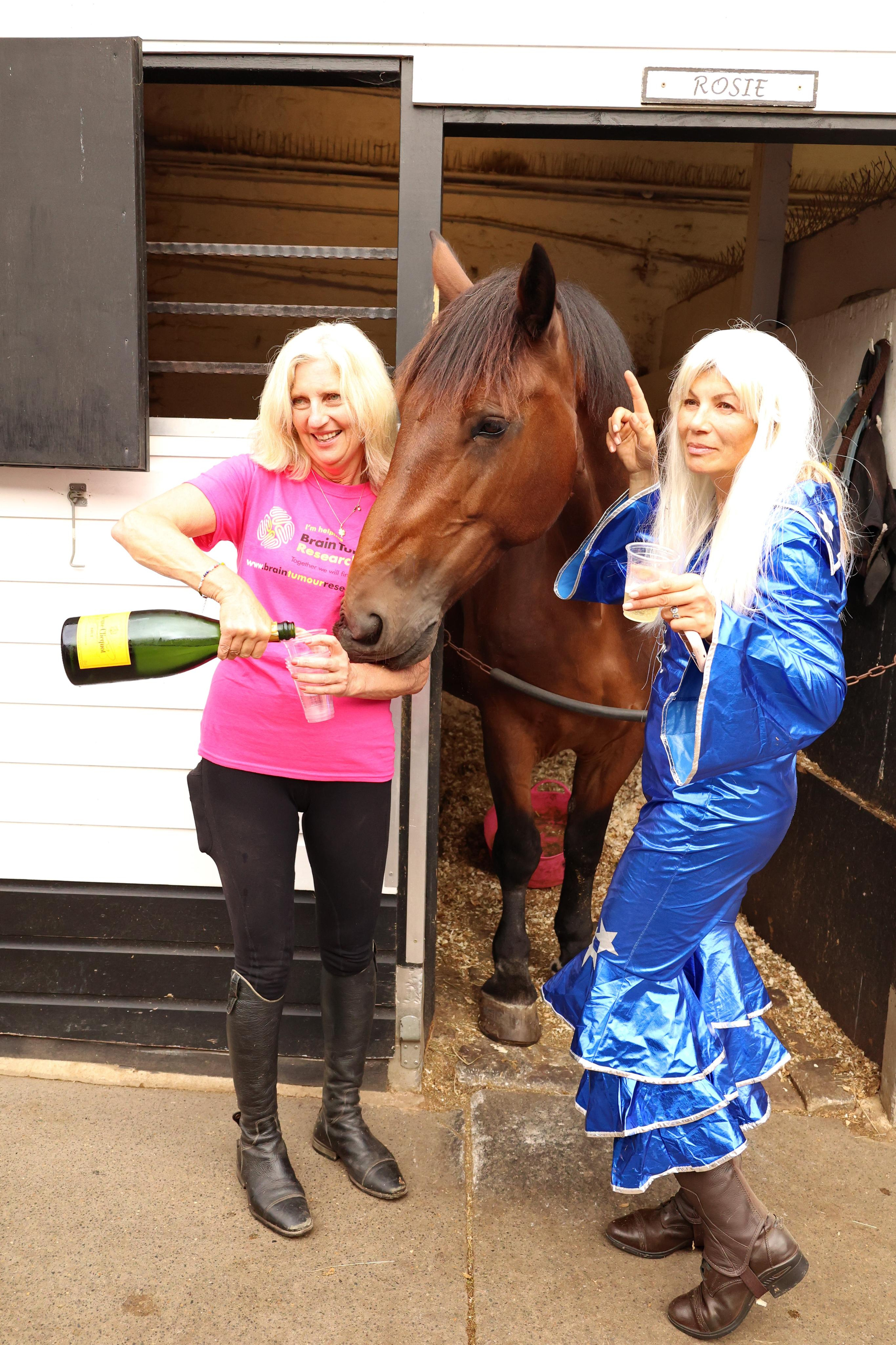 Charity ride Wimbledon Stables. Couples and portraits photographer Wimbledon London