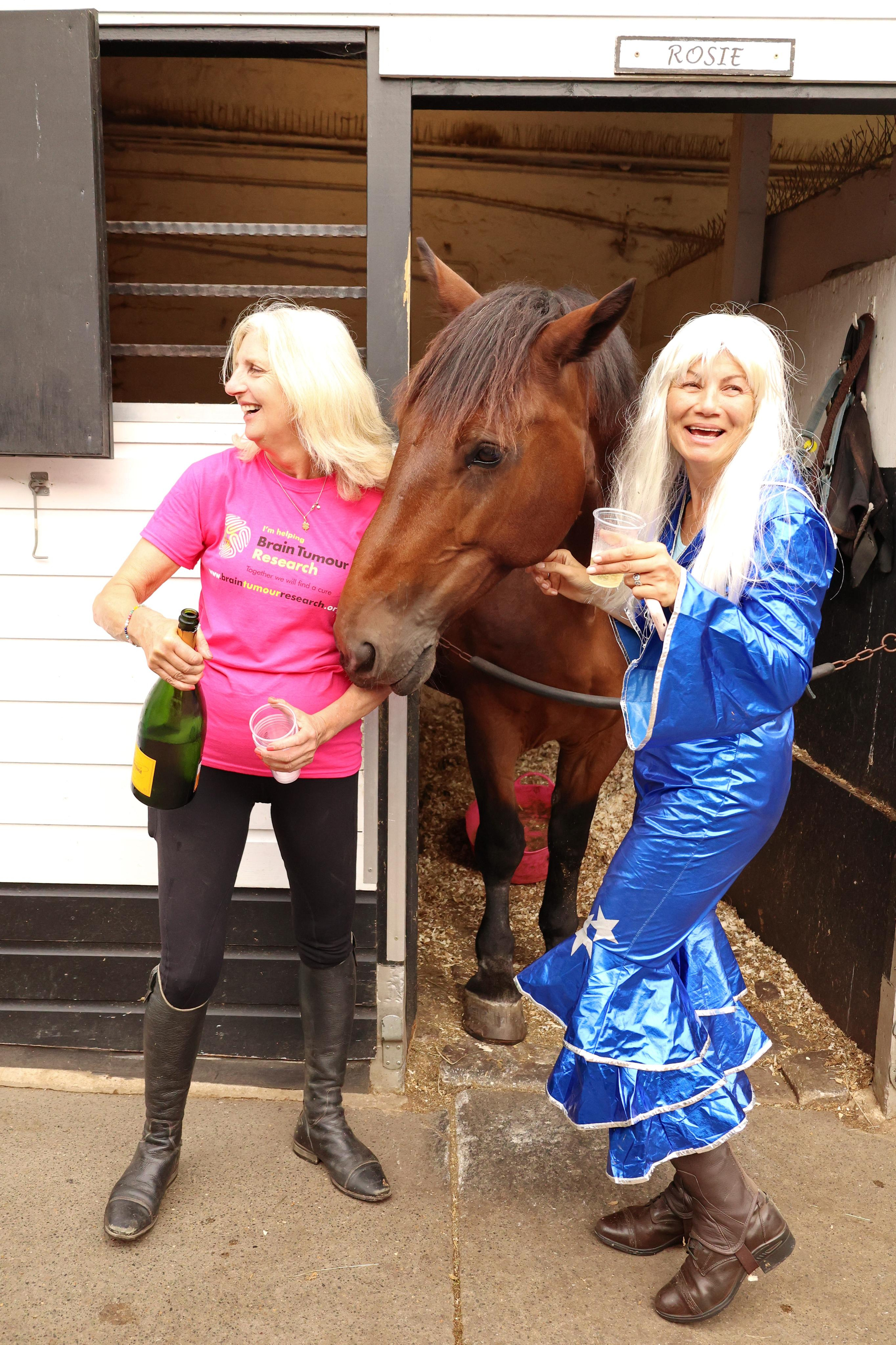 Charity ride Wimbledon Stables. Couples and portraits photographer Wimbledon London