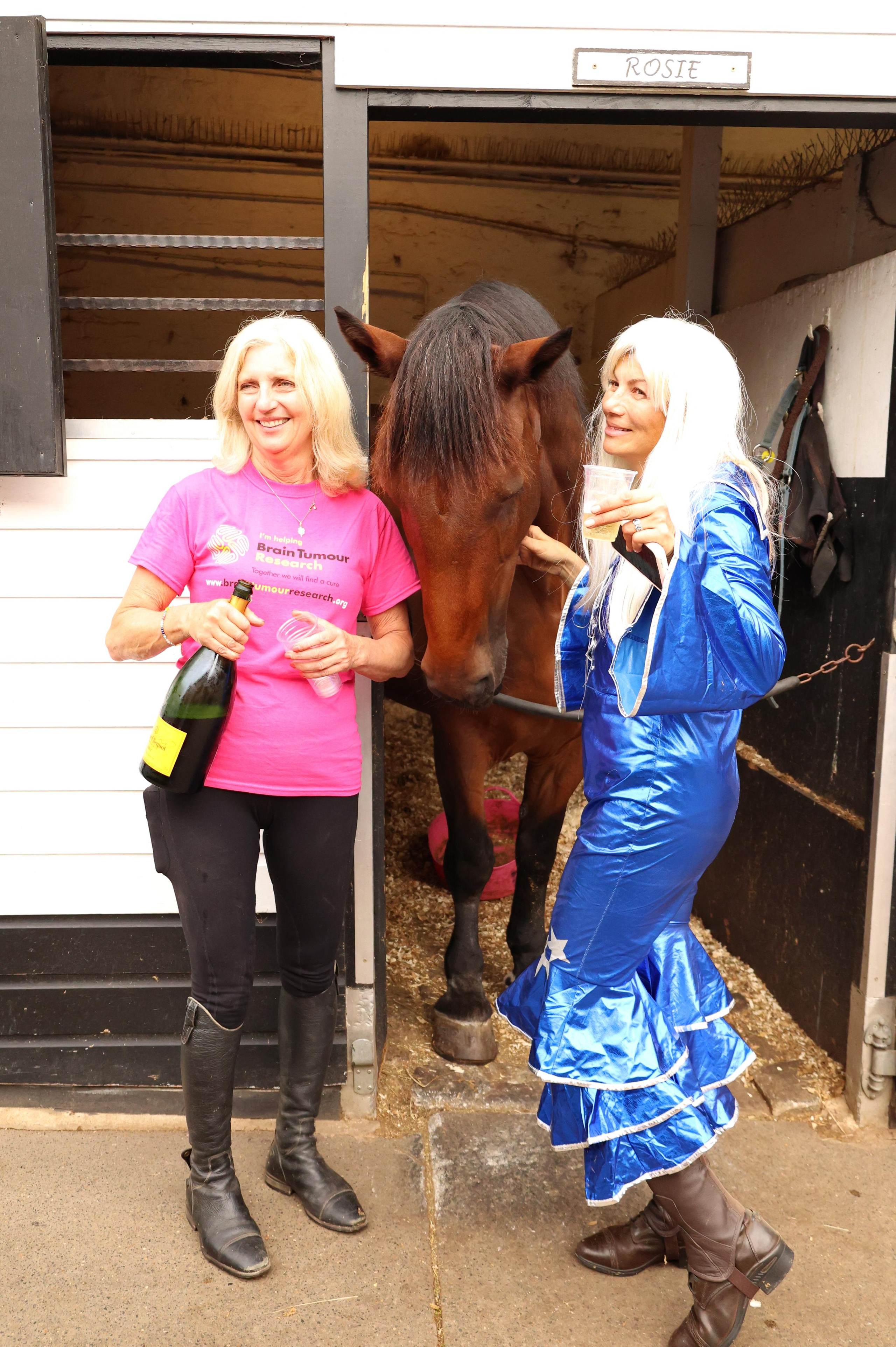 Charity ride Wimbledon Stables. Couples and portraits photographer Wimbledon London