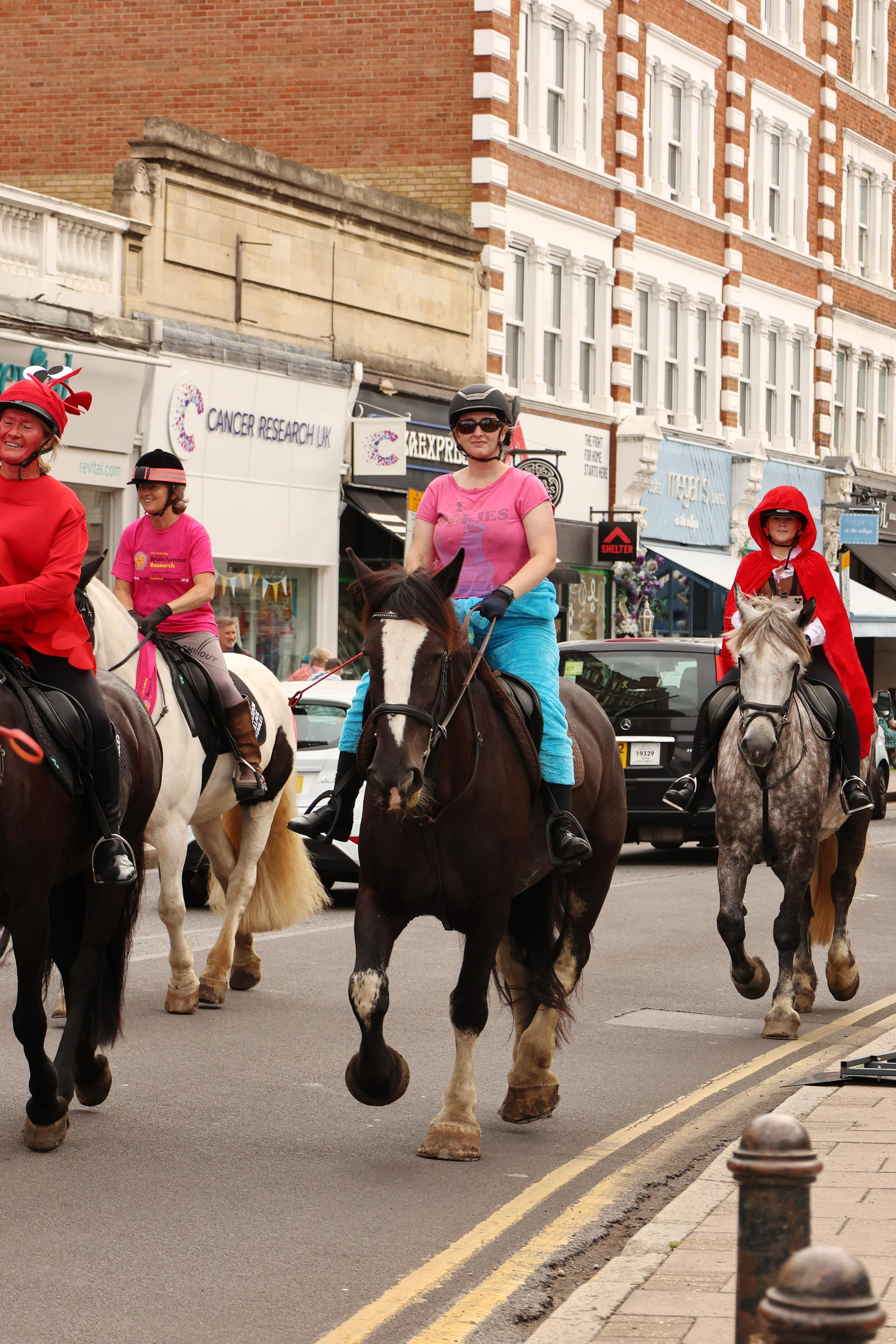 Charity ride Wimbledon Stables. Couples and portraits photographer Wimbledon London