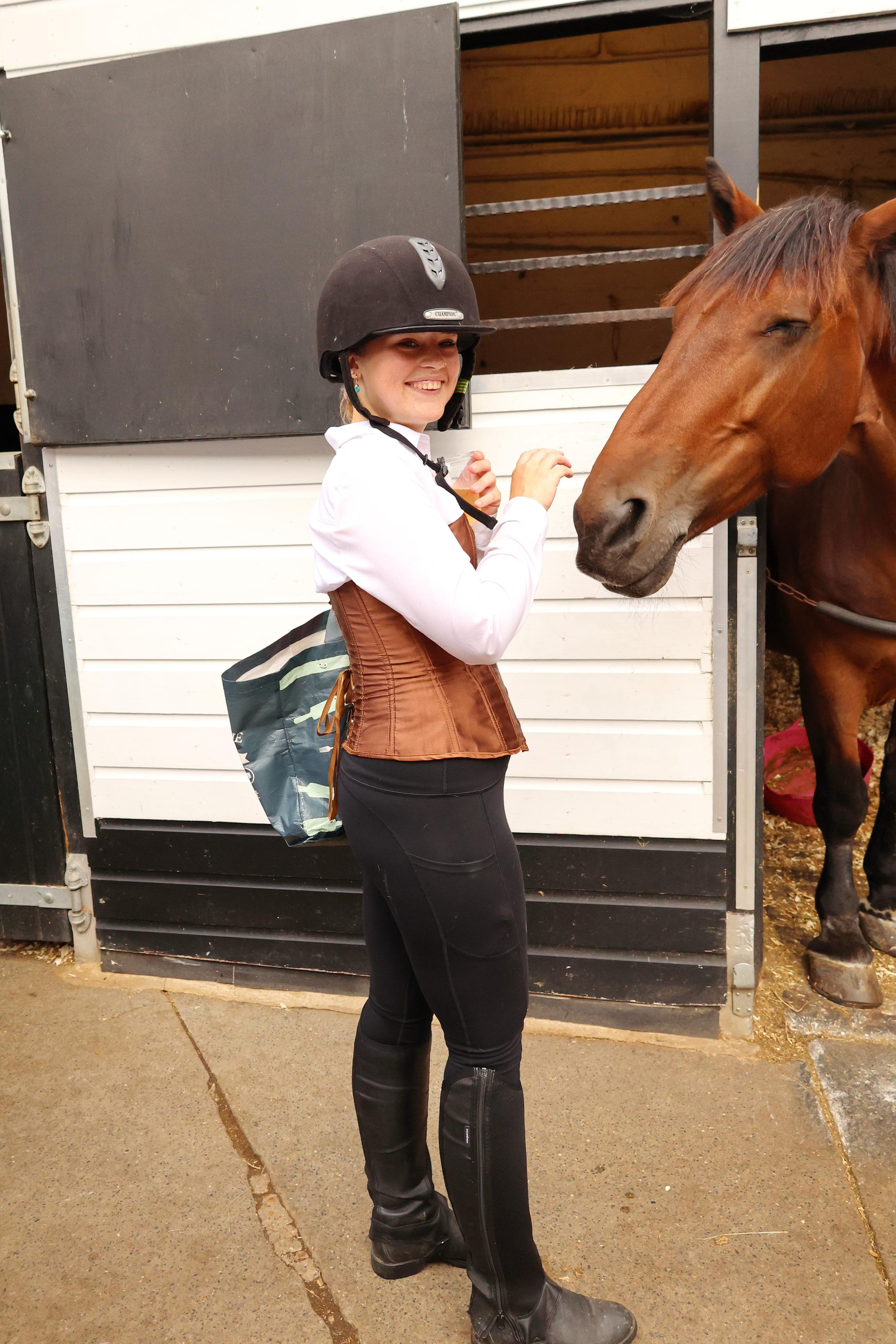 Charity ride Wimbledon Stables. Couples and portraits photographer Wimbledon London