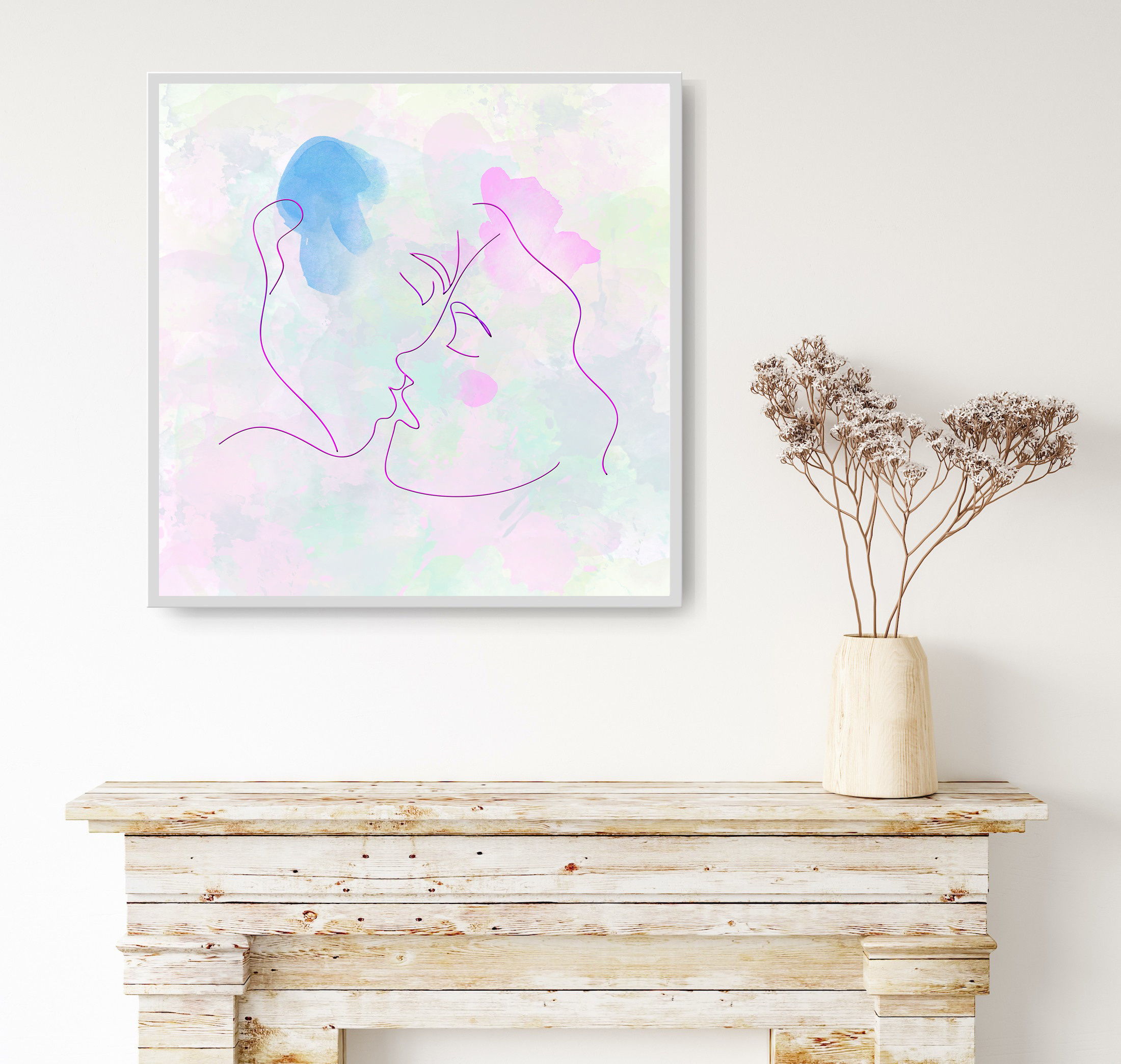 ART line. Lolly Shine. Contemporary digital artist