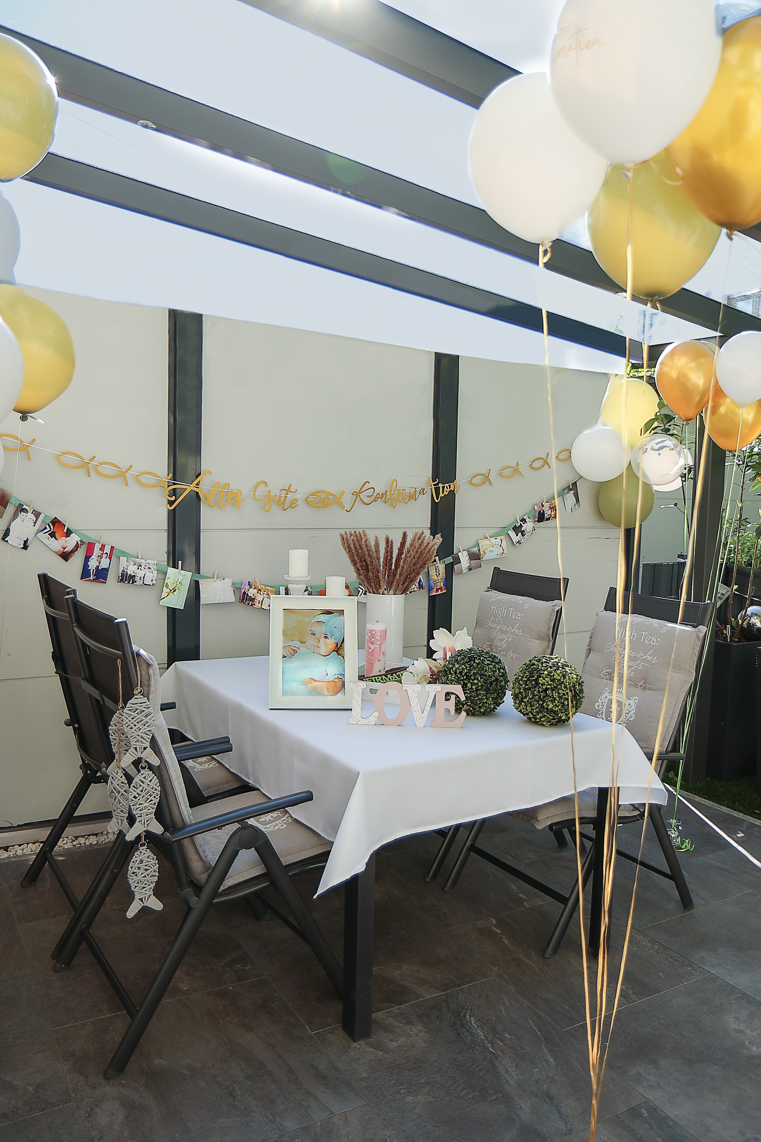 Fotoshooting beim Familienfest