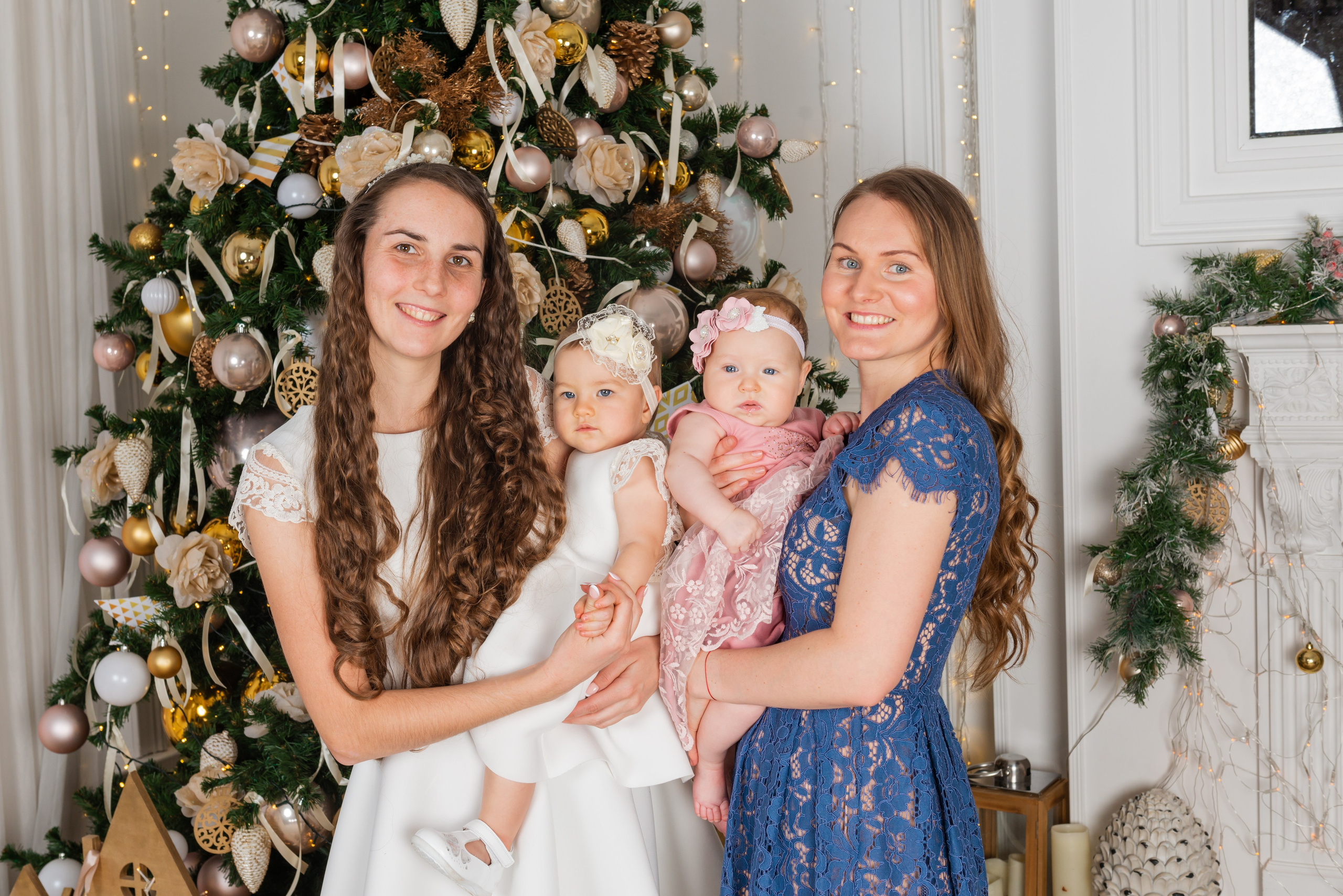 Семейная фотосессия с детьми в студии. FOTÓGRAFO MÉXICO QUINTANA ROO