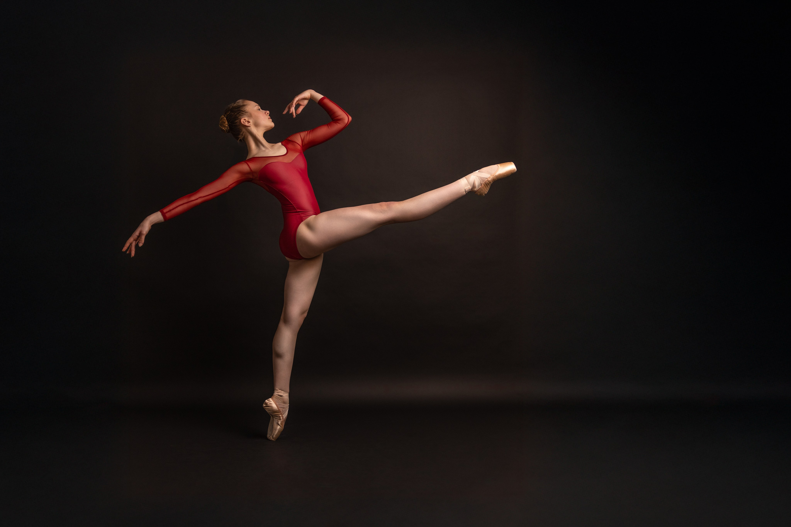 Professional dance photoshoot for audition