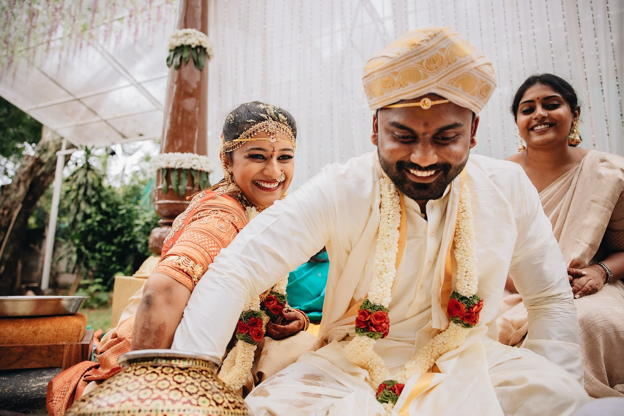 Traditional Telugu Wedding Photography Bangalore | Le Roma Gardenia