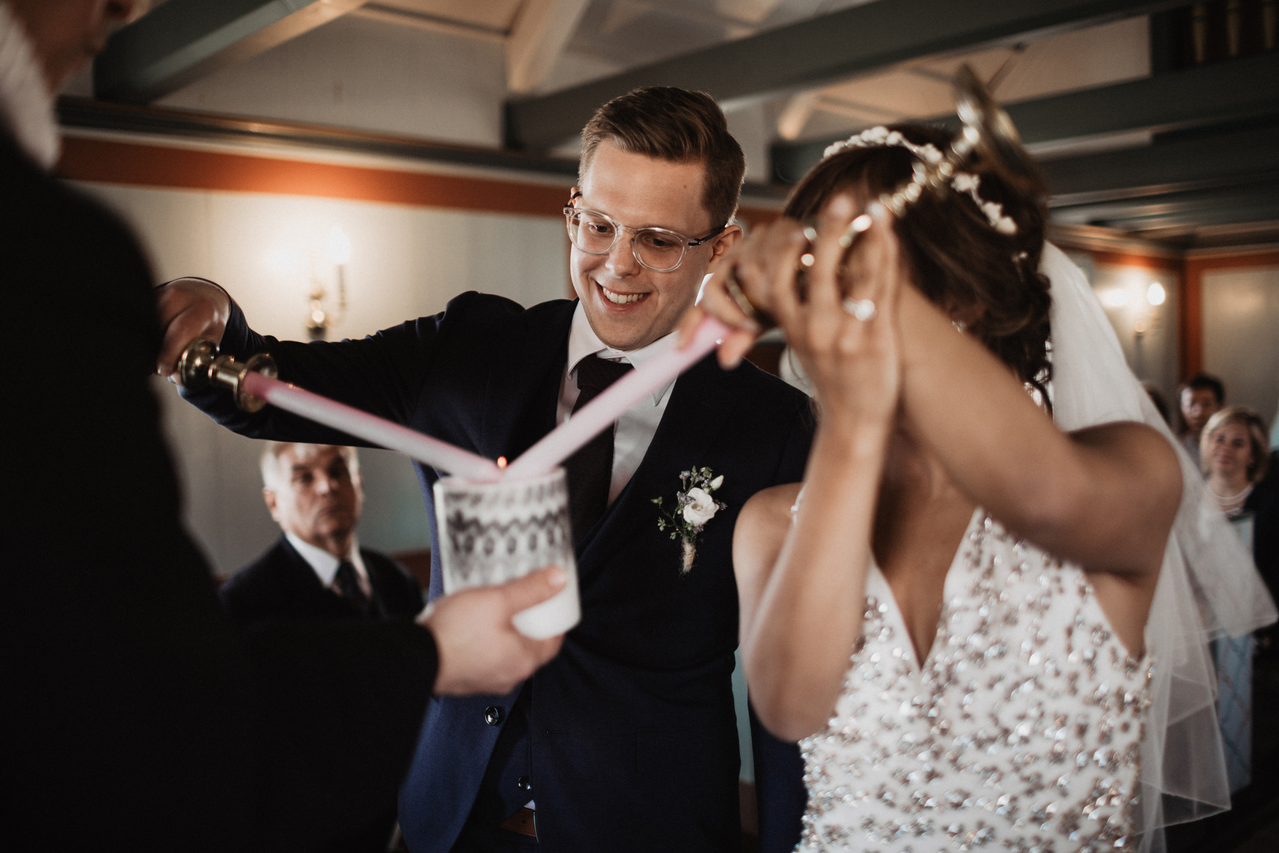 Wedding in Budir black church in Iceland. Iceland elopement photographer & videographer