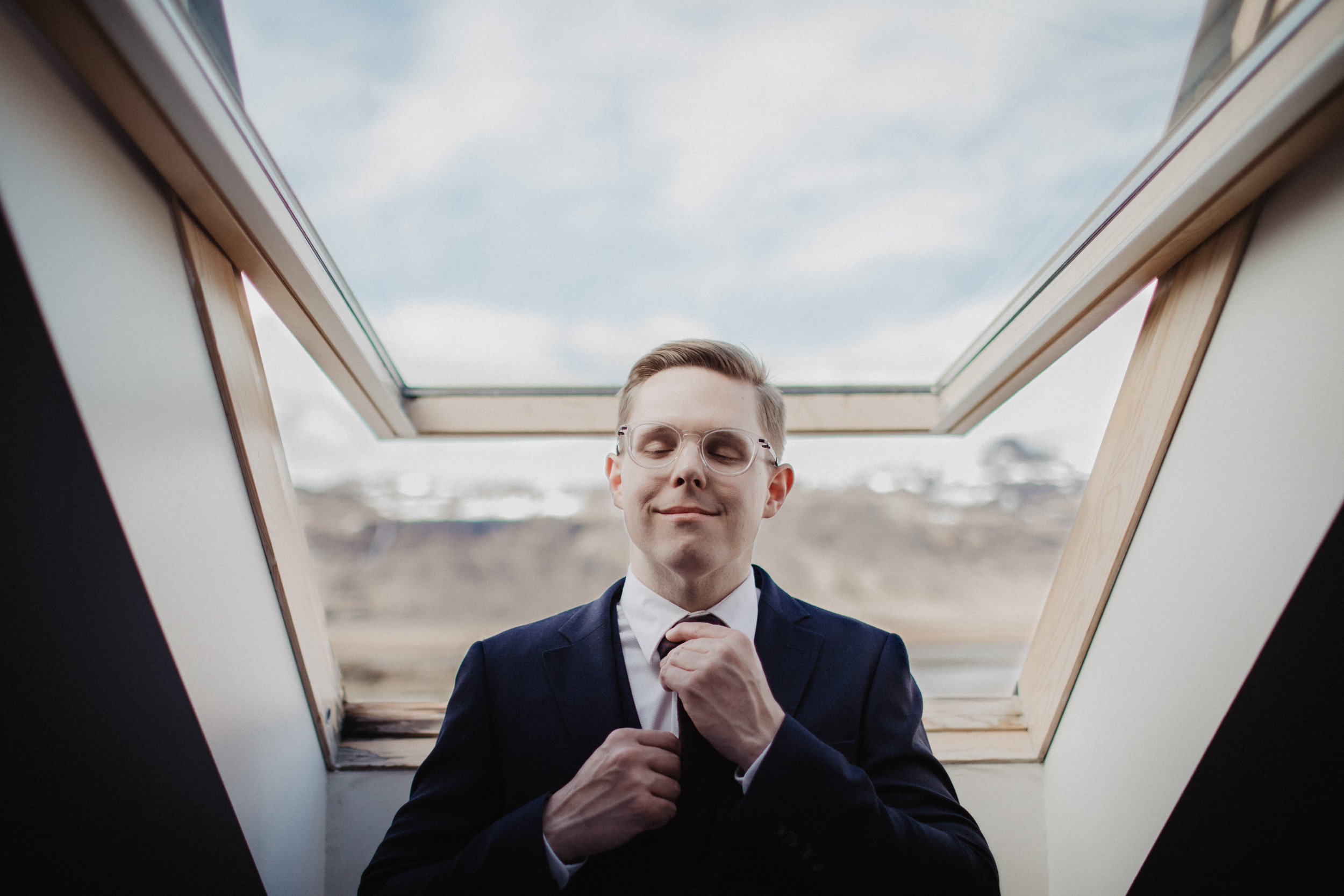 Wedding in Budir black church in Iceland. Iceland elopement photographer & videographer