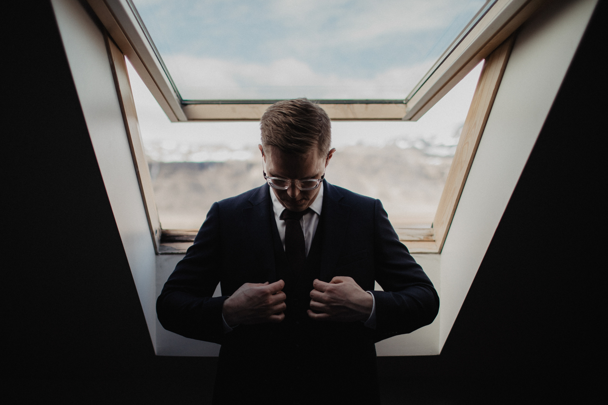 Wedding in Budir black church in Iceland. Iceland elopement photographer & videographer