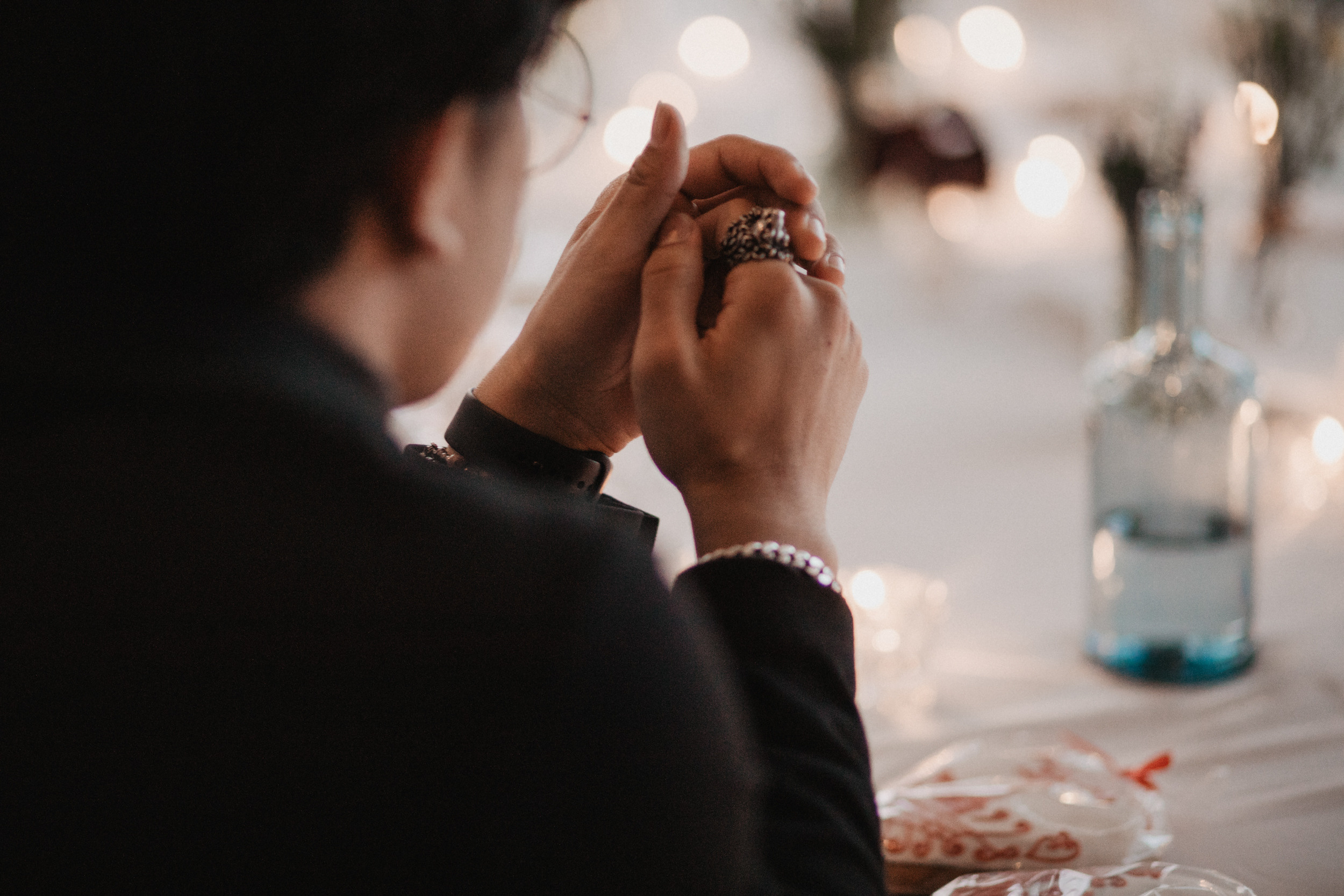 Wedding in Budir black church in Iceland. Iceland elopement photographer & videographer