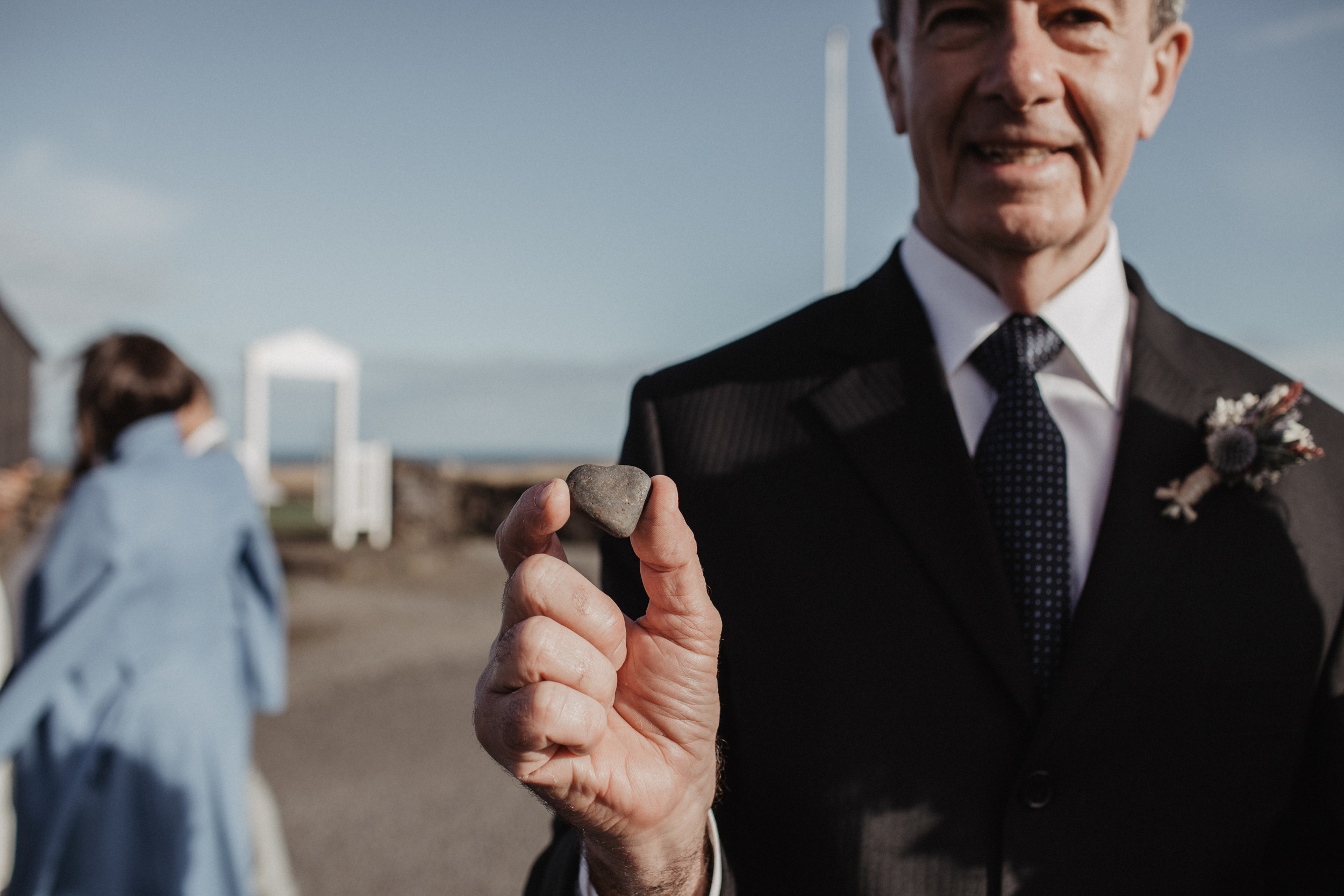 Wedding in Budir black church in Iceland. Iceland elopement photographer & videographer