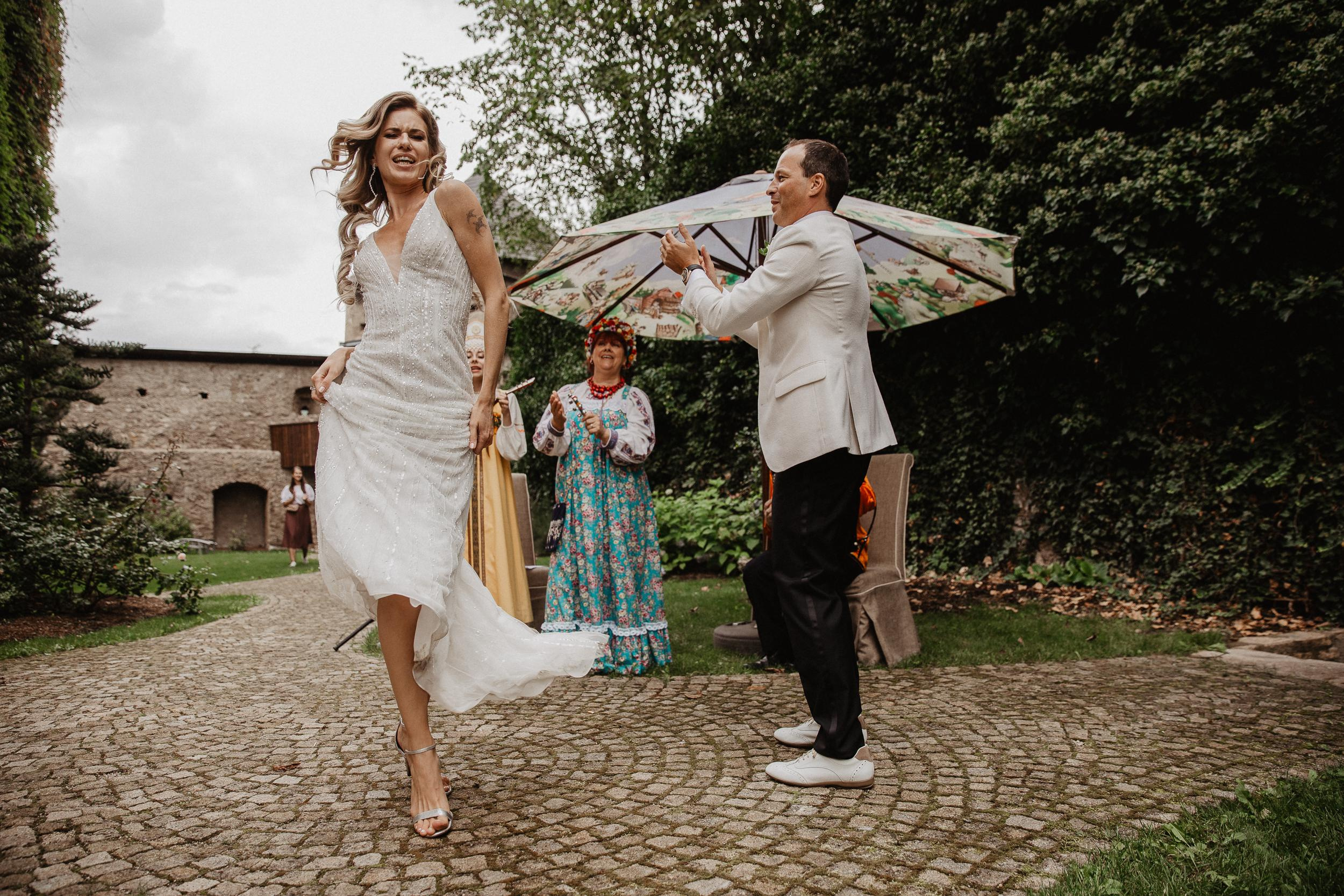 Intimate Wedding in castle Austria. Iceland elopement photographer & videographer