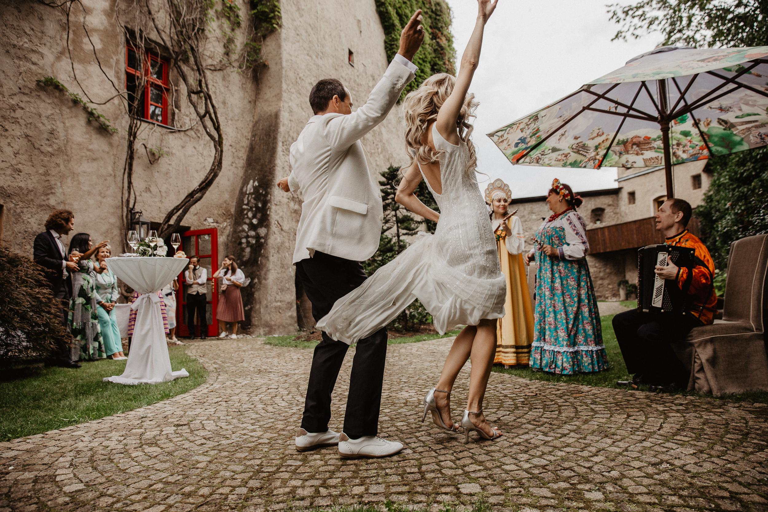 Intimate Wedding in castle Austria. Iceland elopement photographer & videographer