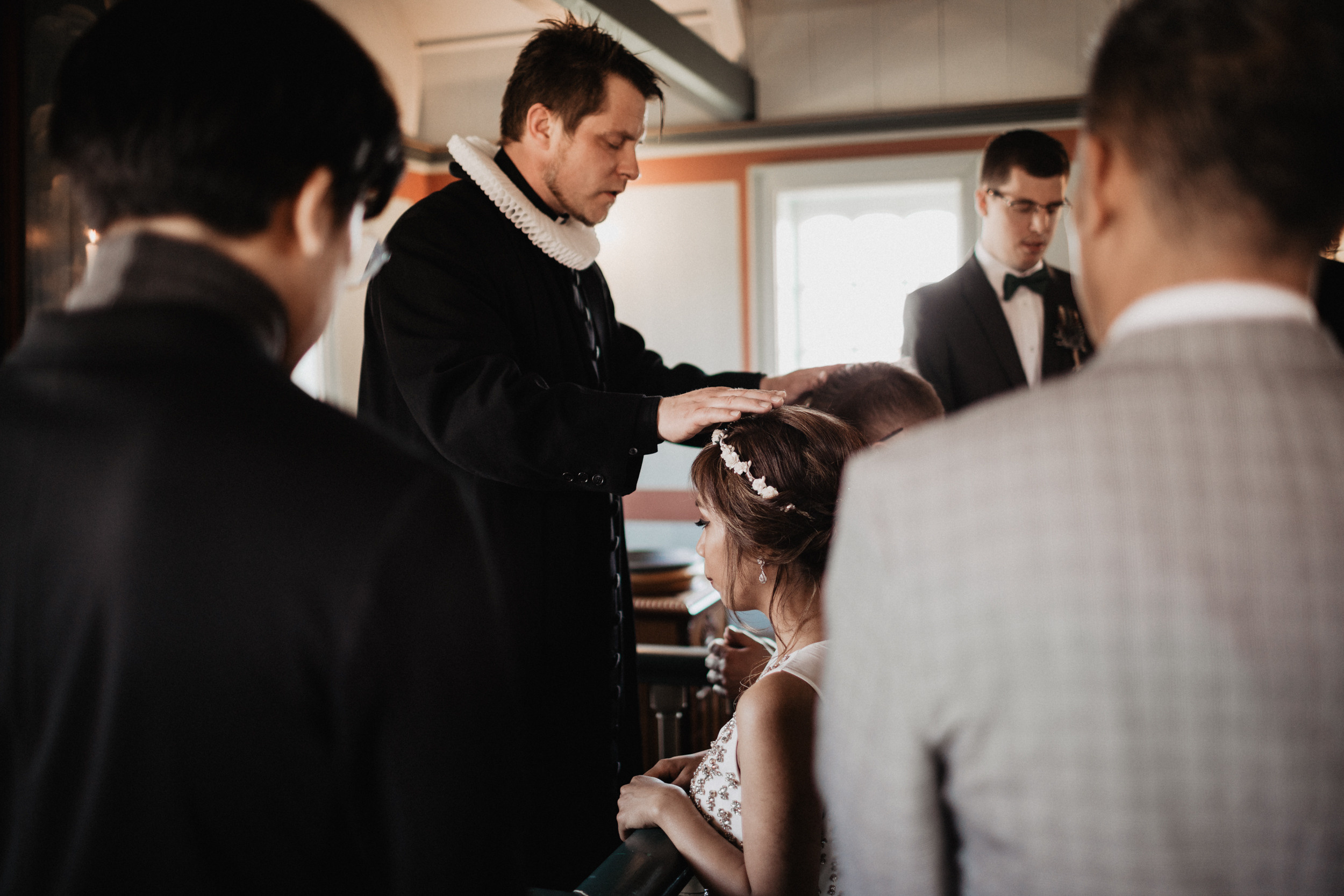 Wedding in Budir black church in Iceland. Iceland elopement photographer & videographer