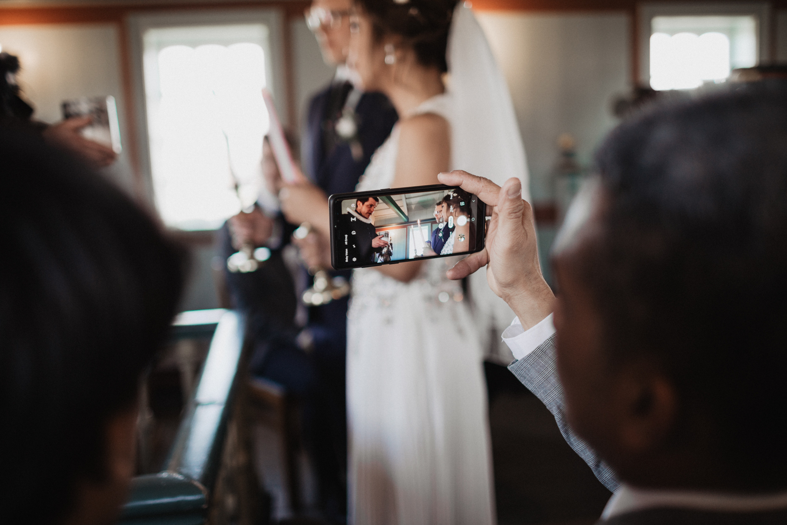 Wedding in Budir black church in Iceland. Iceland elopement photographer & videographer