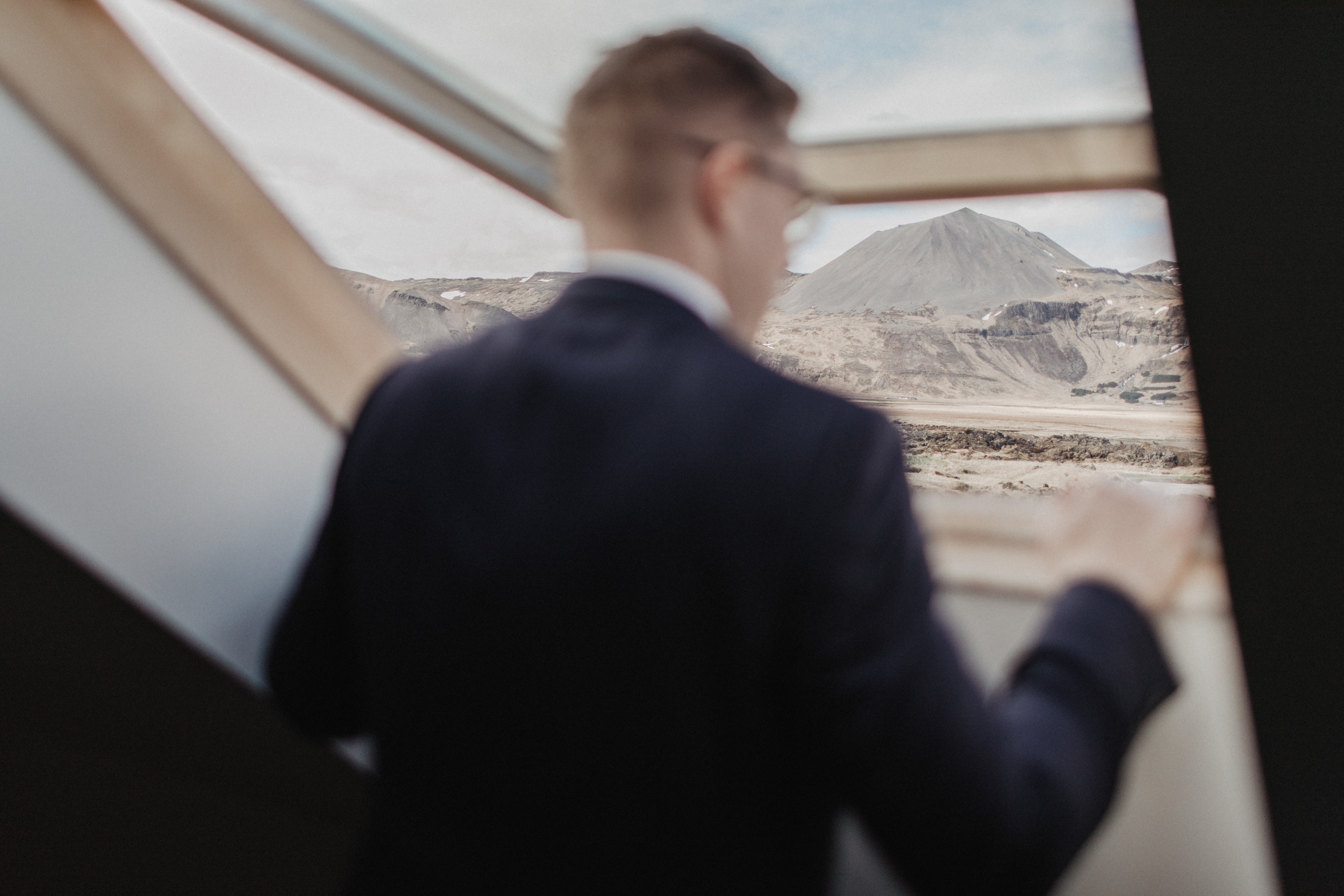 Wedding in Budir black church in Iceland. Iceland elopement photographer & videographer