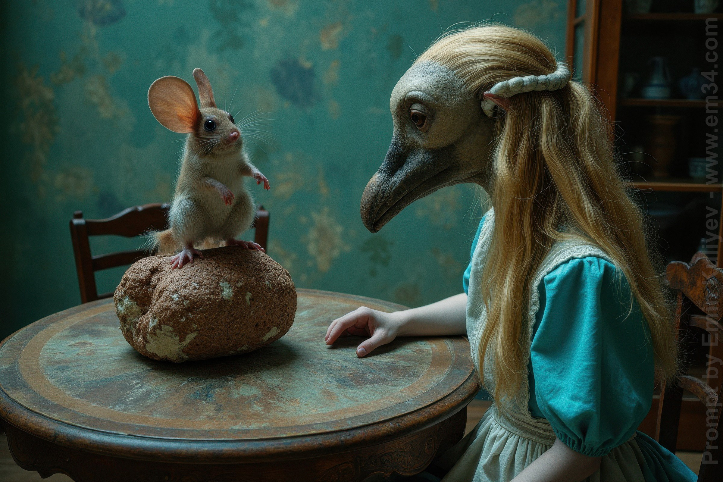 AI Meets Alice in Wonderland — Surreal Journey Through Mood, Imagination & Unseen Worlds with Artificial Intelligence Art. Emin Kuliyev — Award-Winning Wedding Photojournalist NYC & USA | Best Wedding Photographer Known for Candid, Timeless Moments