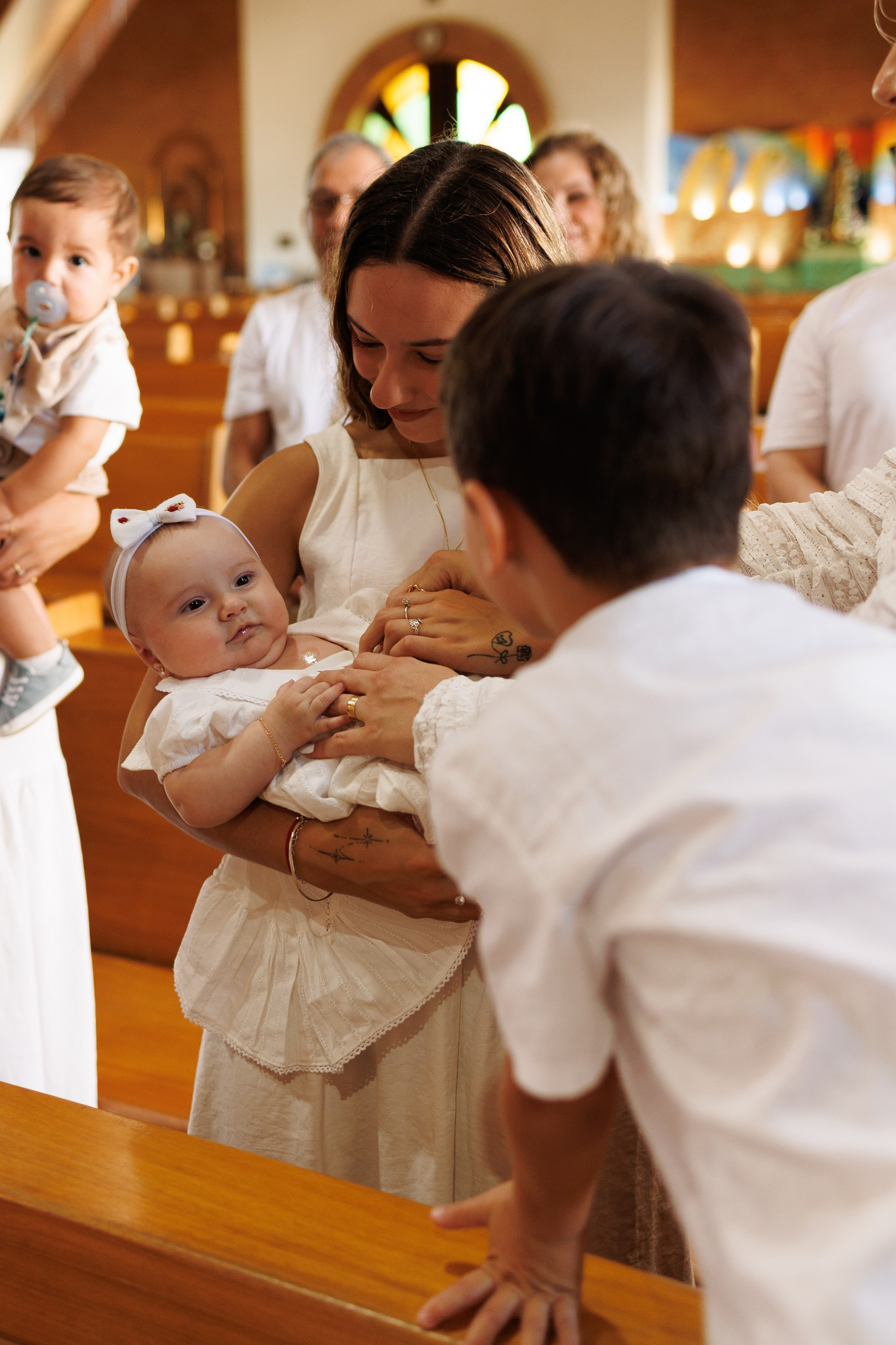 Batizado. Fotógrafa de Famílias e Crianças no Brasil