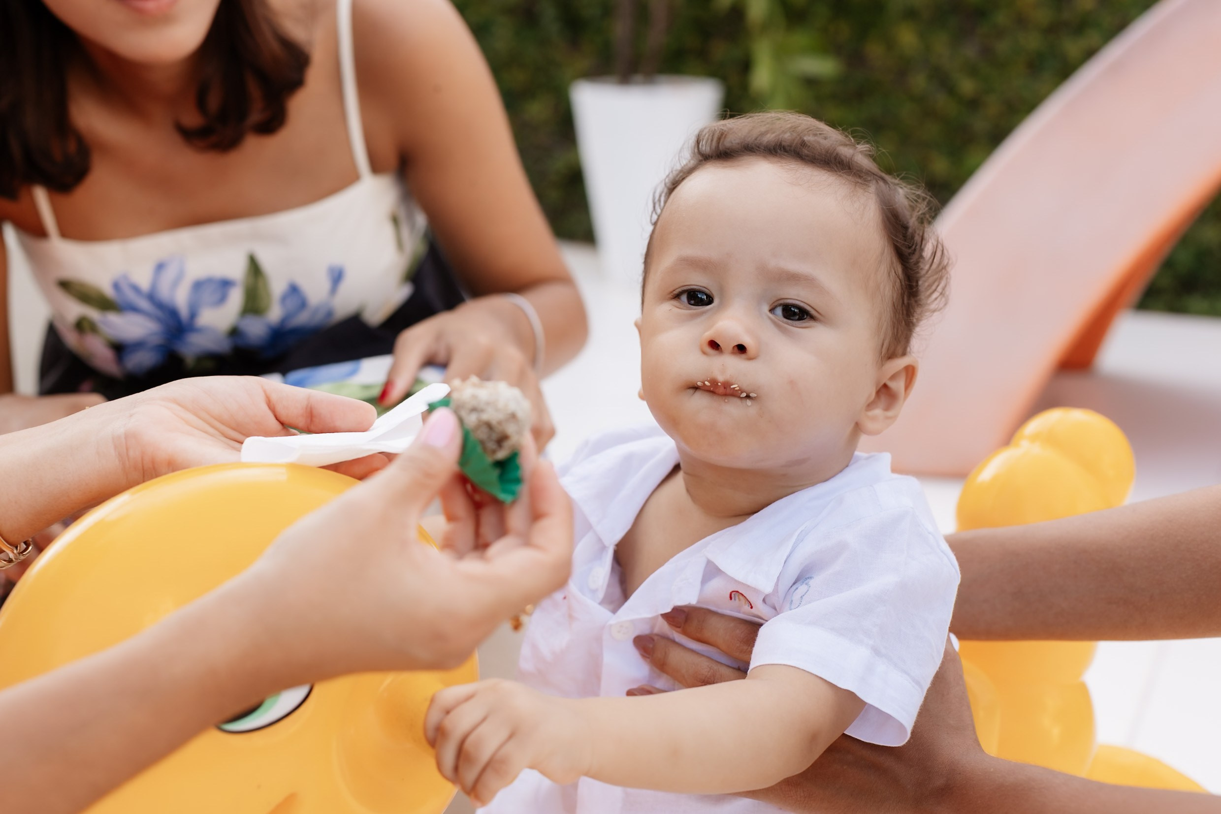 Bento 1 ano • Festa infantil em A Casa com Jardim | Fotografia de Família em Brasília e Recife. Fotógrafa em Brasília e Recife | Ensaios de família, gestante e festas infantis — Ize Fotografia