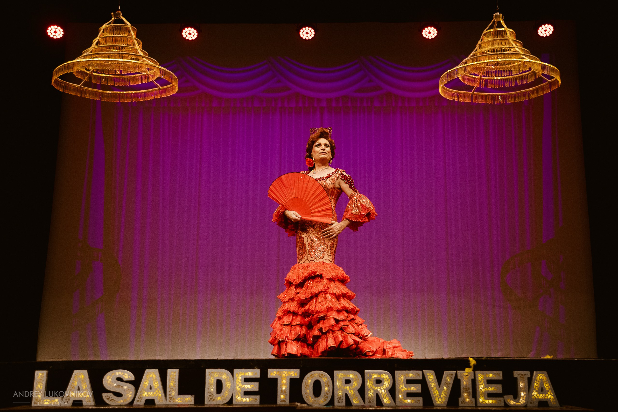 Reportaje fotográfico y rodaje entre bastidores del concierto de La Sal de Torrevieja en España