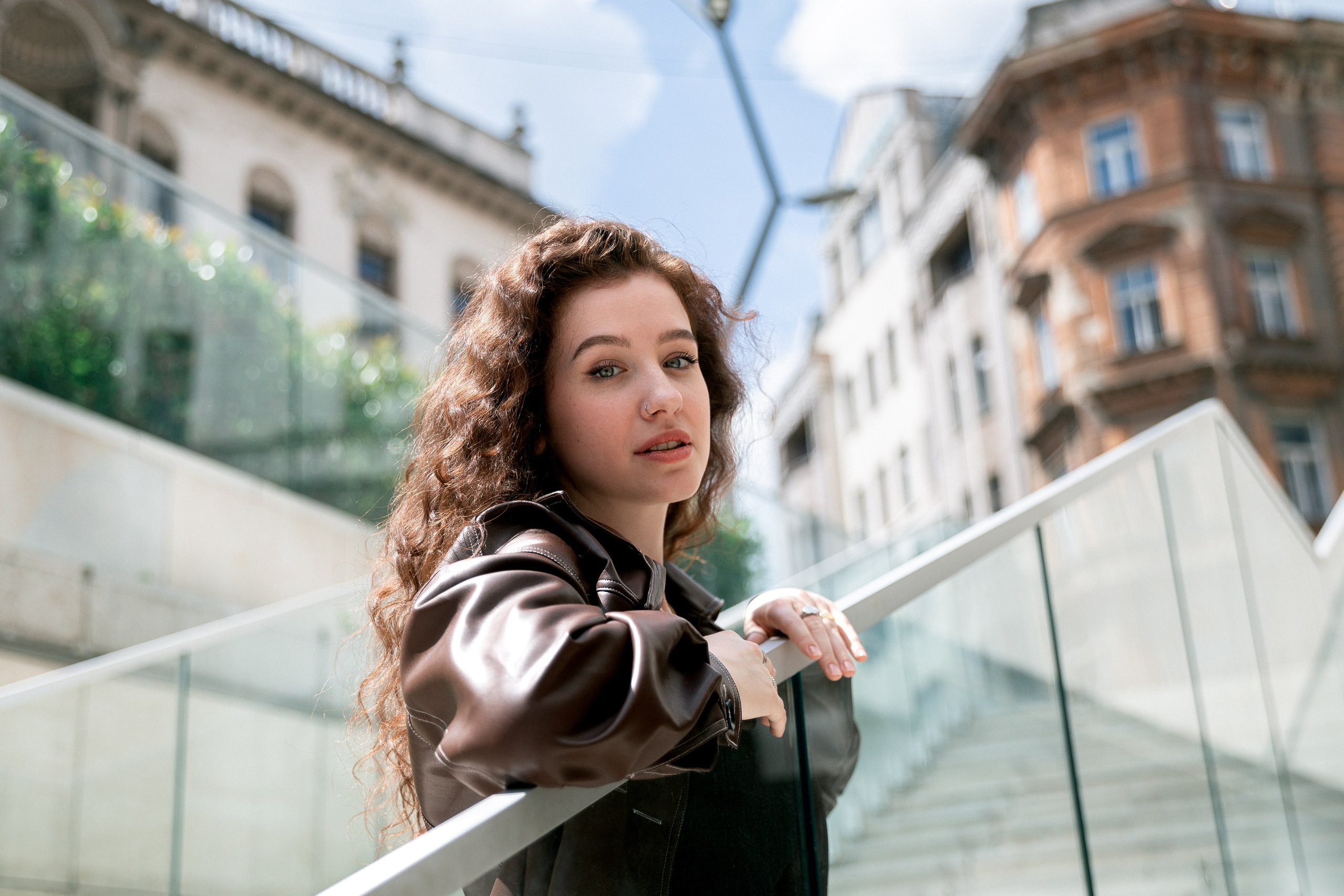 Red head woman portrait