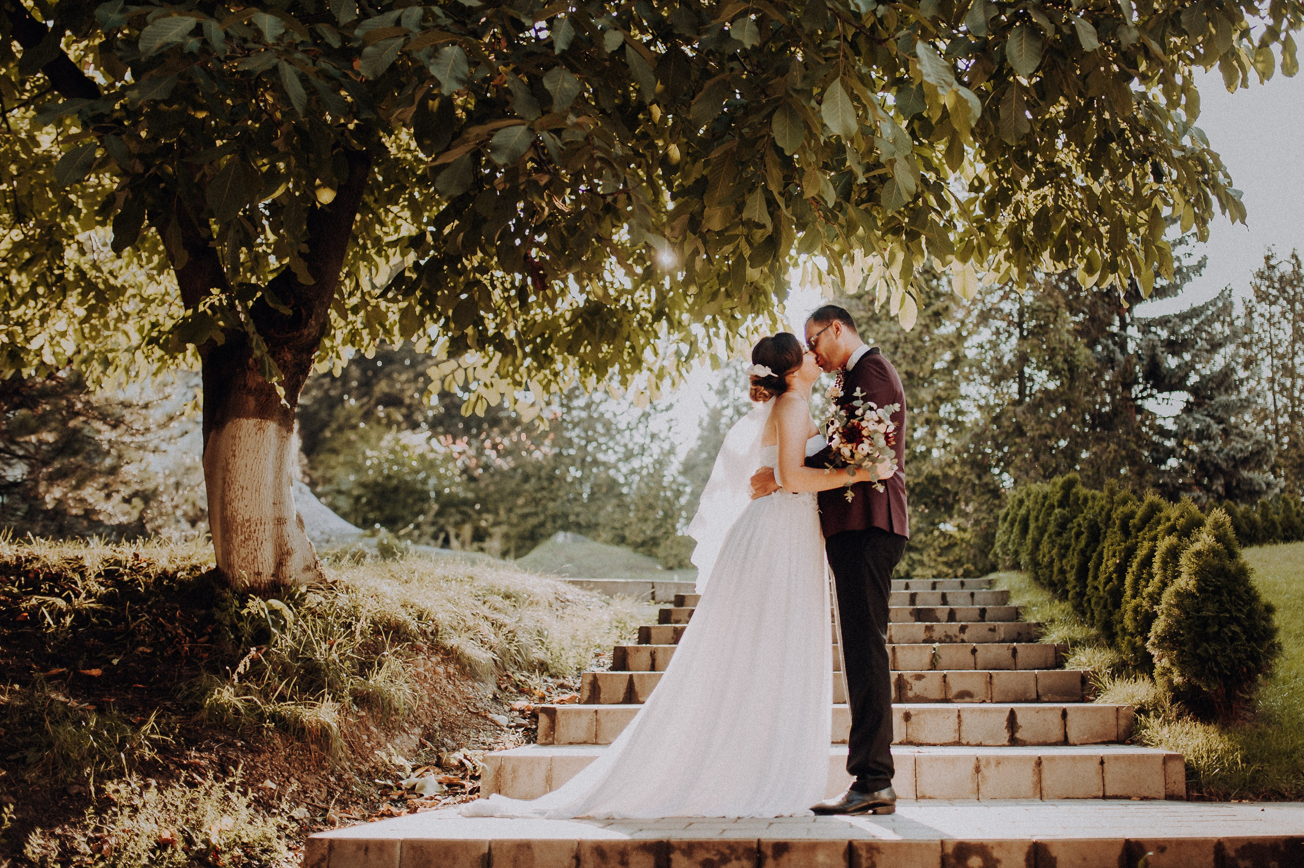 Mirii surprinși într-un moment de emoție, în mijlocul naturii, într-un cadru romantic.