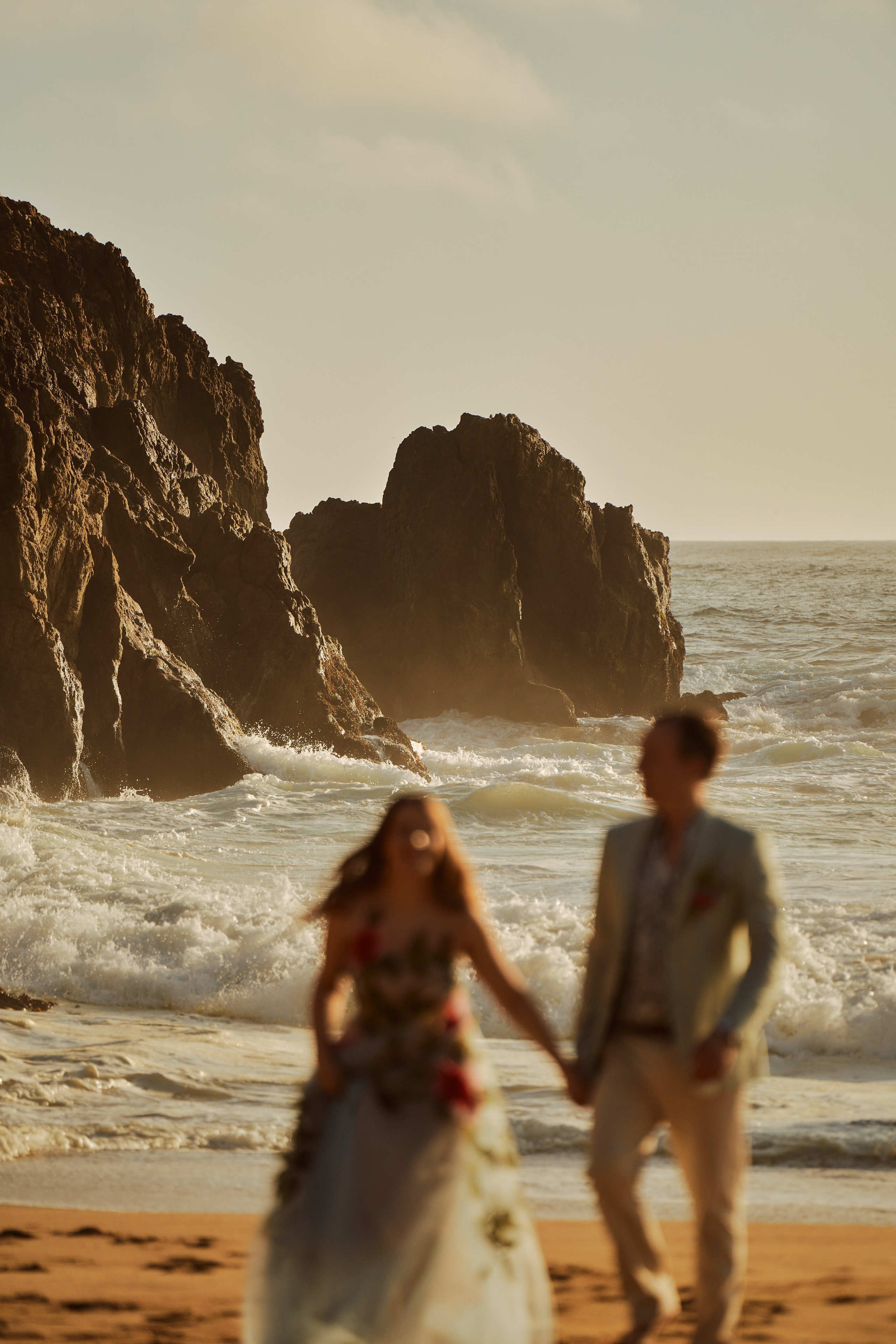 Intimate Sunset Beach Wedding in the Bay Area — Candid & Documentary Coastal Photography. Bay Area Life | Event, Wedding & Commercial Photography Agency