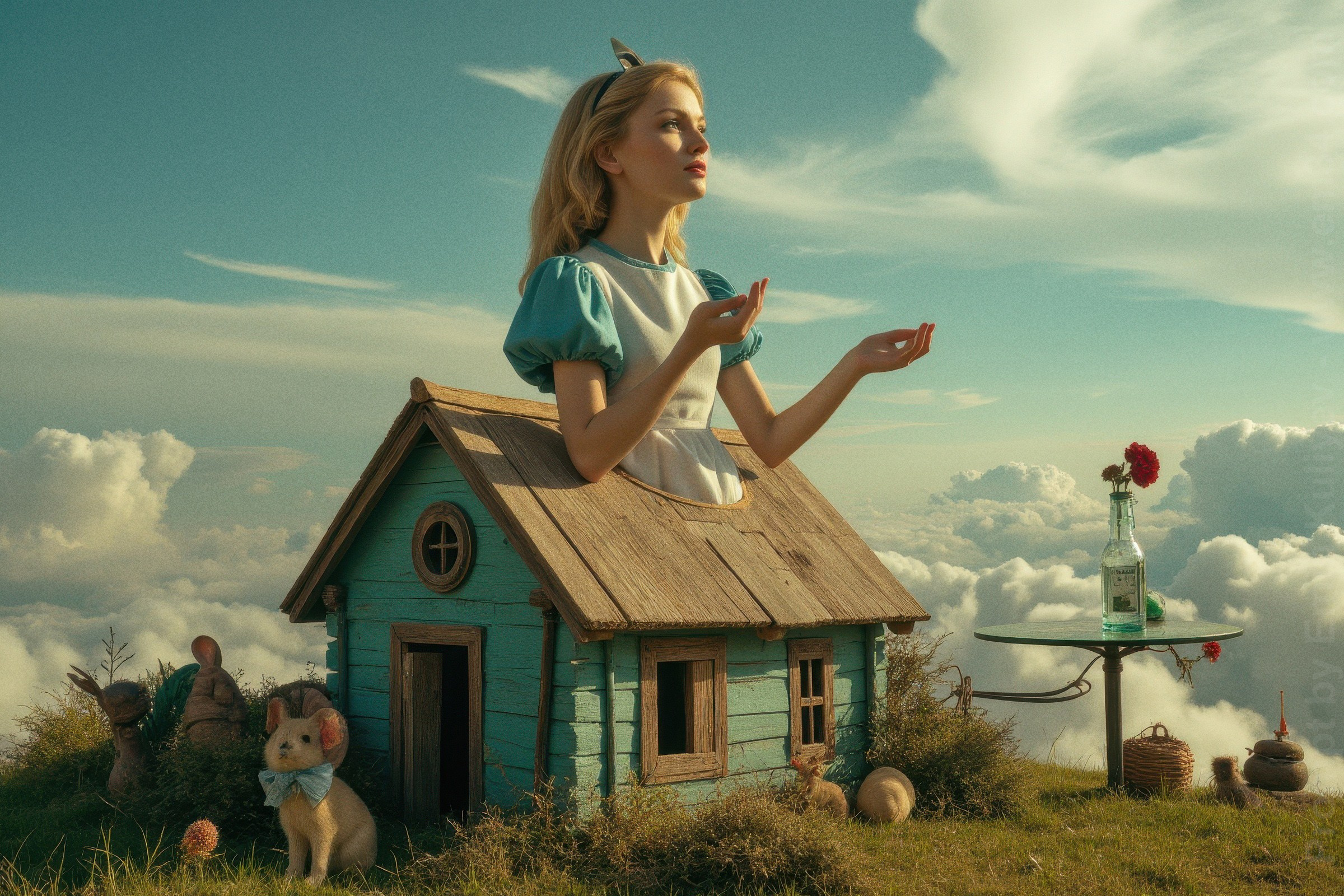 AI Meets Alice in Wonderland — Surreal Journey Through Mood, Imagination & Unseen Worlds with Artificial Intelligence Art. Emin Kuliyev — Award-Winning Wedding Photojournalist NYC & USA | Best Wedding Photographer Known for Candid, Timeless Moments